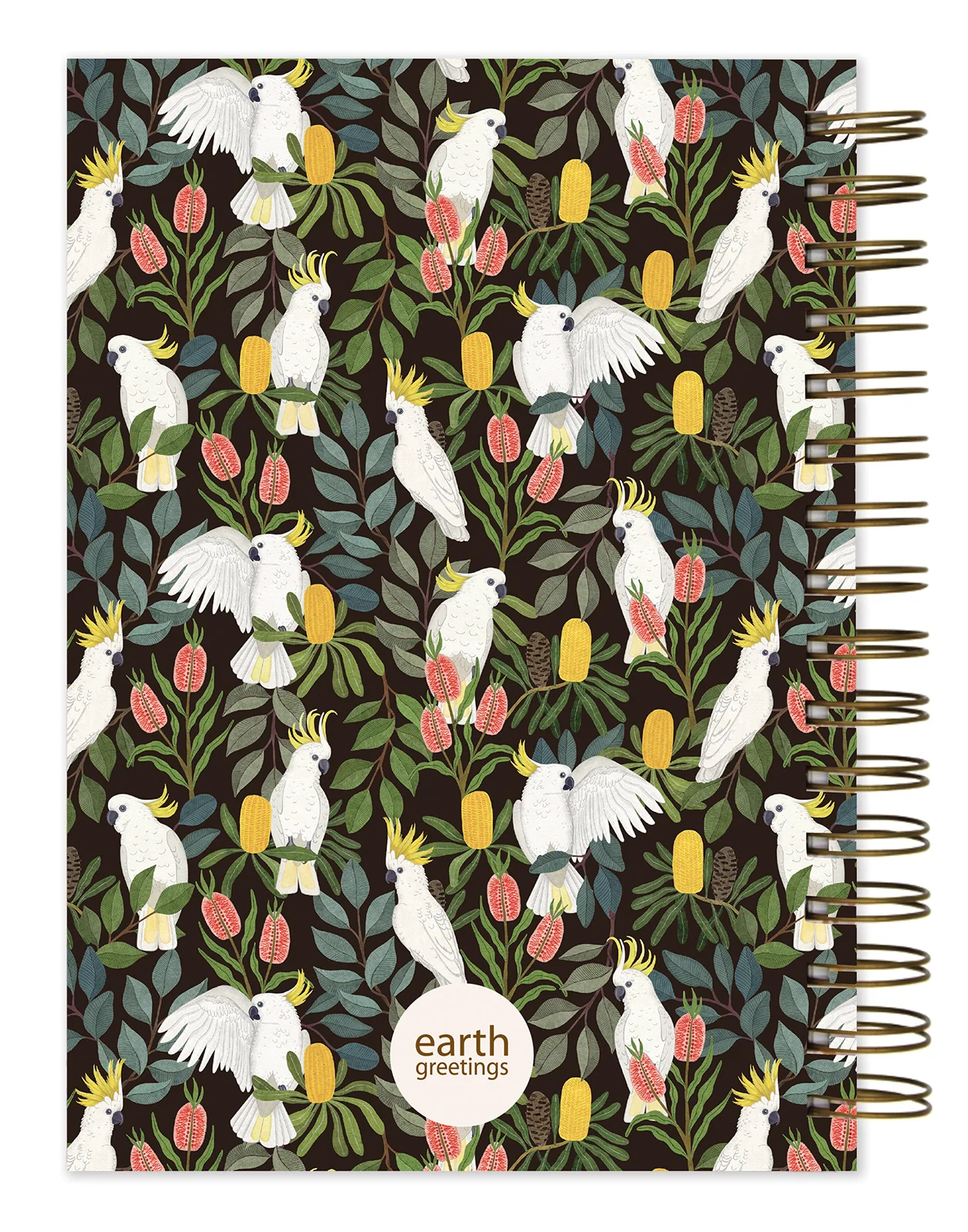 Earth Greetings Your Journal, 200 Lined Pages, Aussie Squawkers Design From The Negin Maddock Collection - Image 3