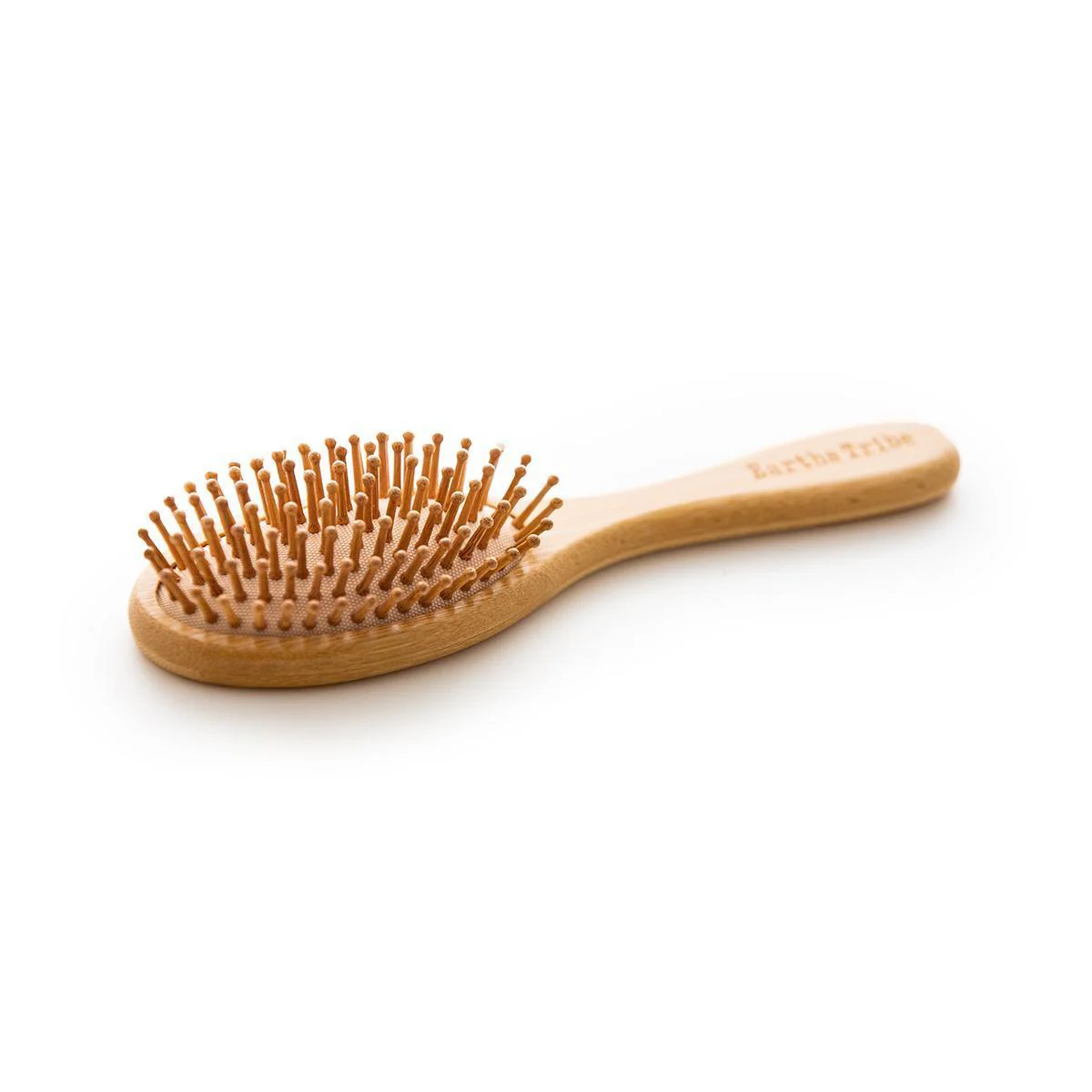 Earths Tribe Hair Brush, Bamboo & Natural Rubber - Image 2