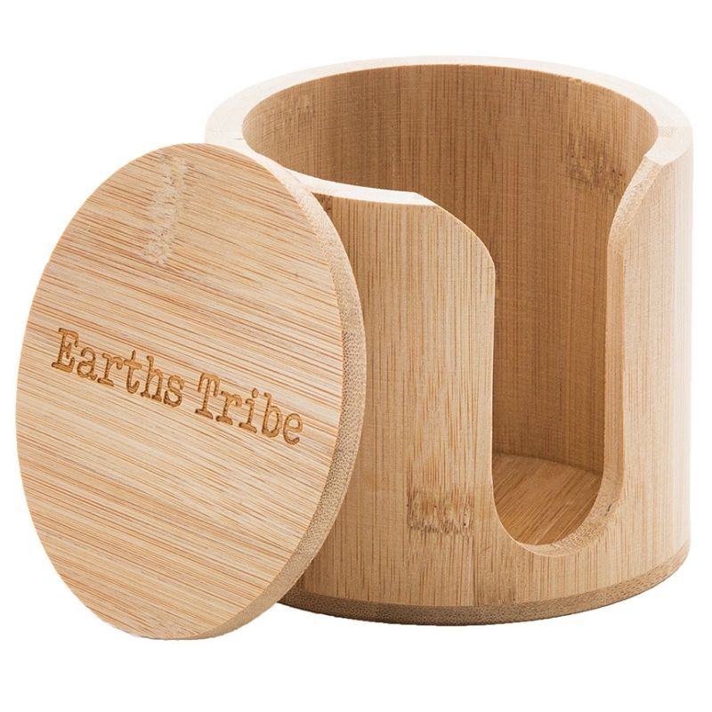 Earths Tribe Makeup Rounds Holder, Made From Bamboo