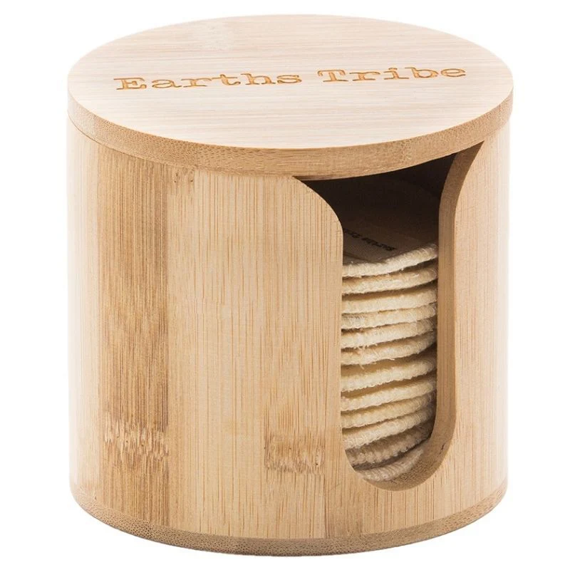 Earths Tribe Makeup Rounds Holder, Made From Bamboo - Image 2