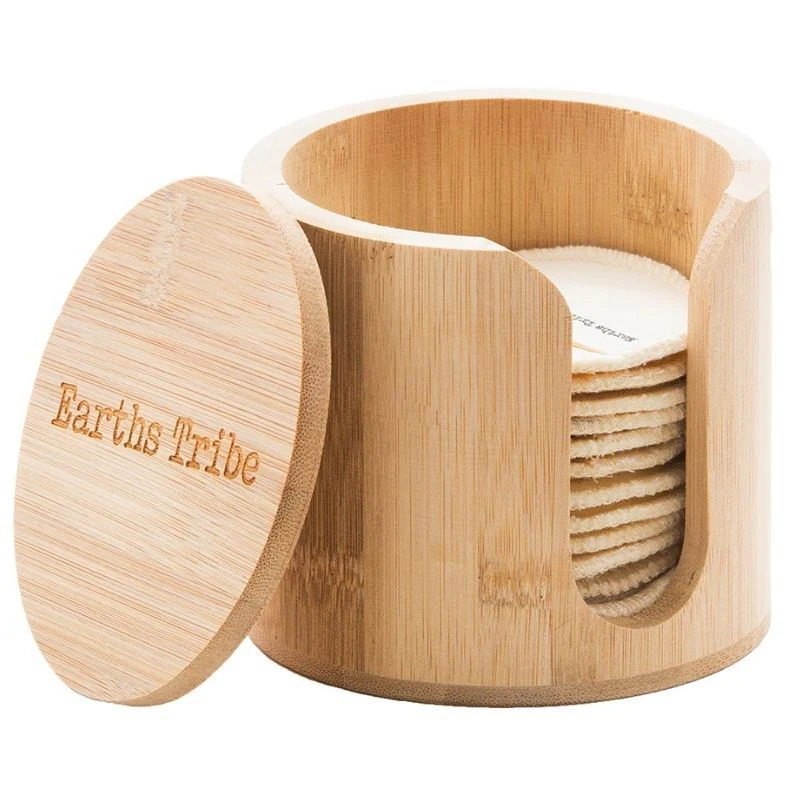 Earths Tribe Makeup Rounds Holder, Made From Bamboo - Image 3