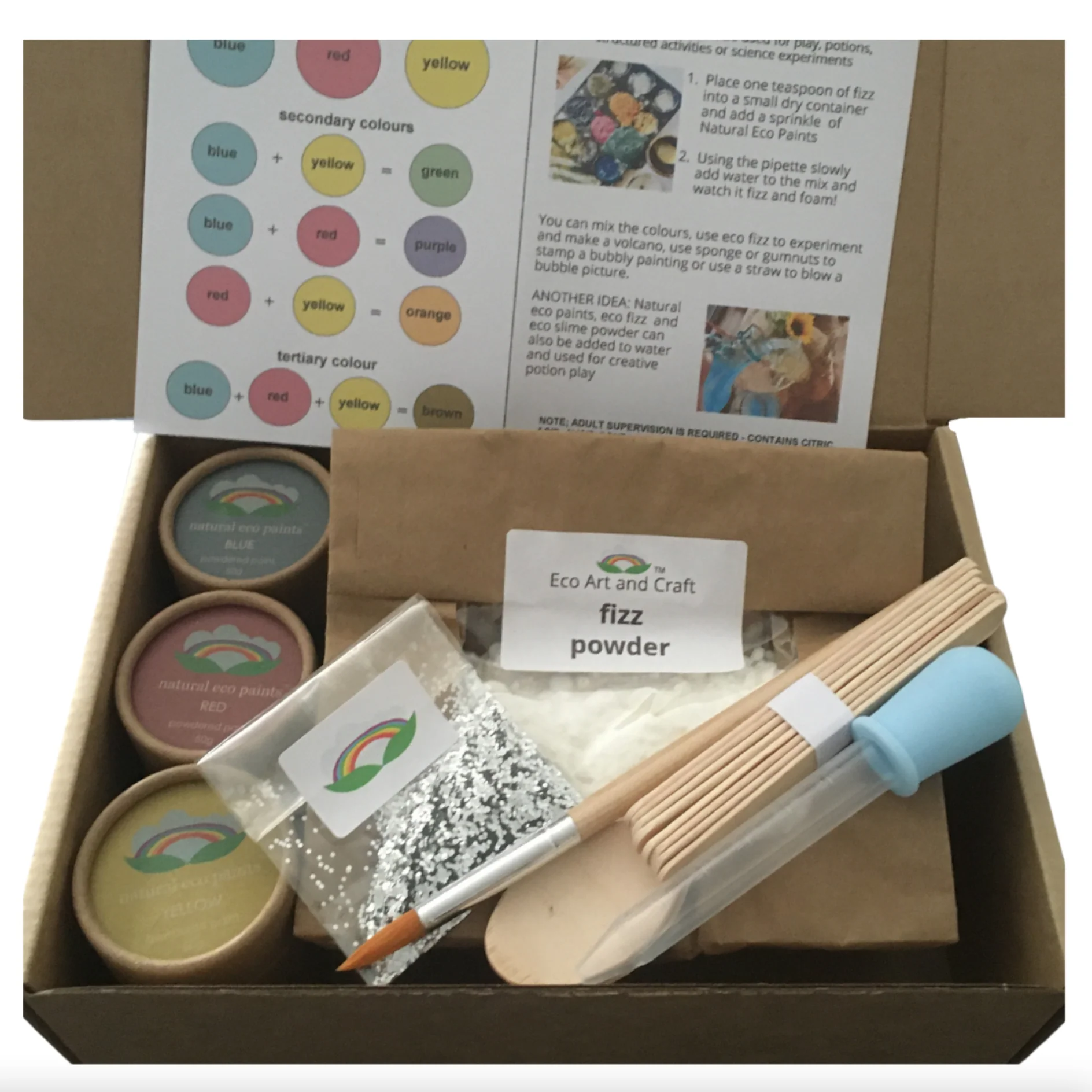 Eco Art & Craft, Eco Fizz & Paint Kit {Play, Potions & Painting}