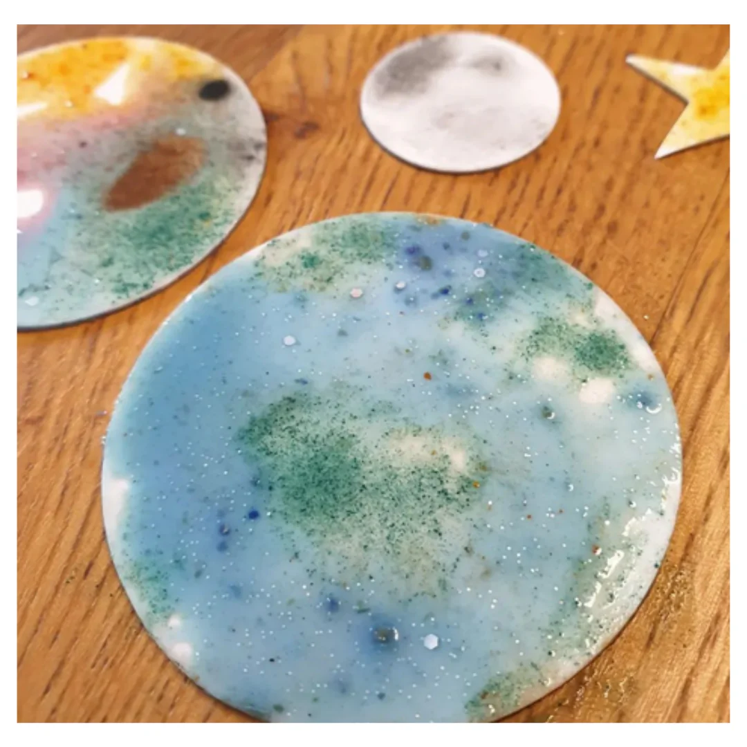 Eco Art & Craft, Glitter Eco Paint {Plastic Free, Bio-Glitter Paints} - Image 4