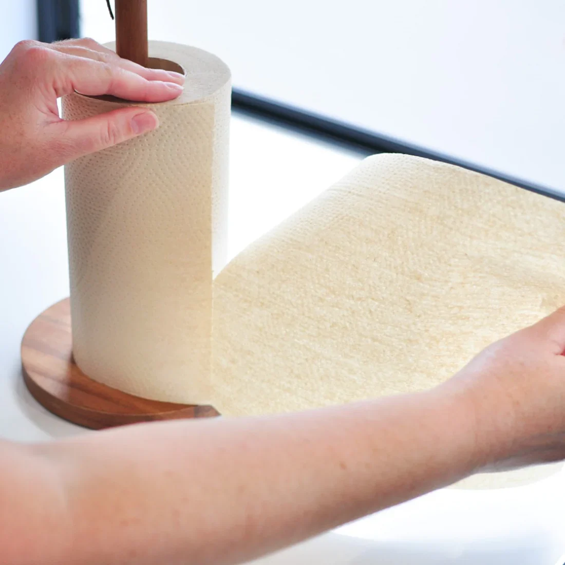 Eco Cheeks Bamboo Paper Towel, Zero Bleach 100% Bamboo - Image 4
