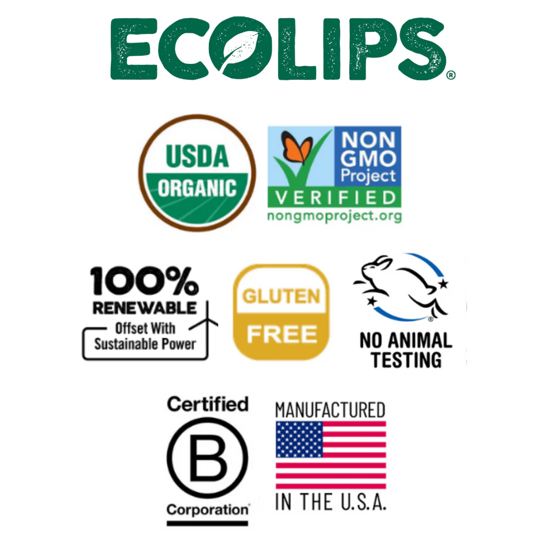 Eco Lips Lip Balm Pure & Simple 4.25g, Coconut Flavour - Image 5