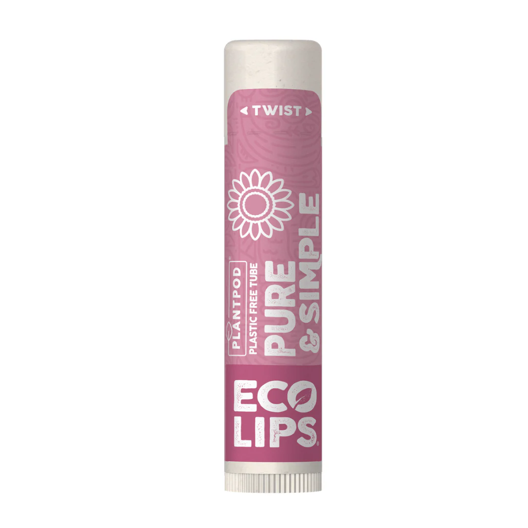 Eco Lips Lip Balm Pure & Simple 4.25g, Raspberry Flavour - Image 2