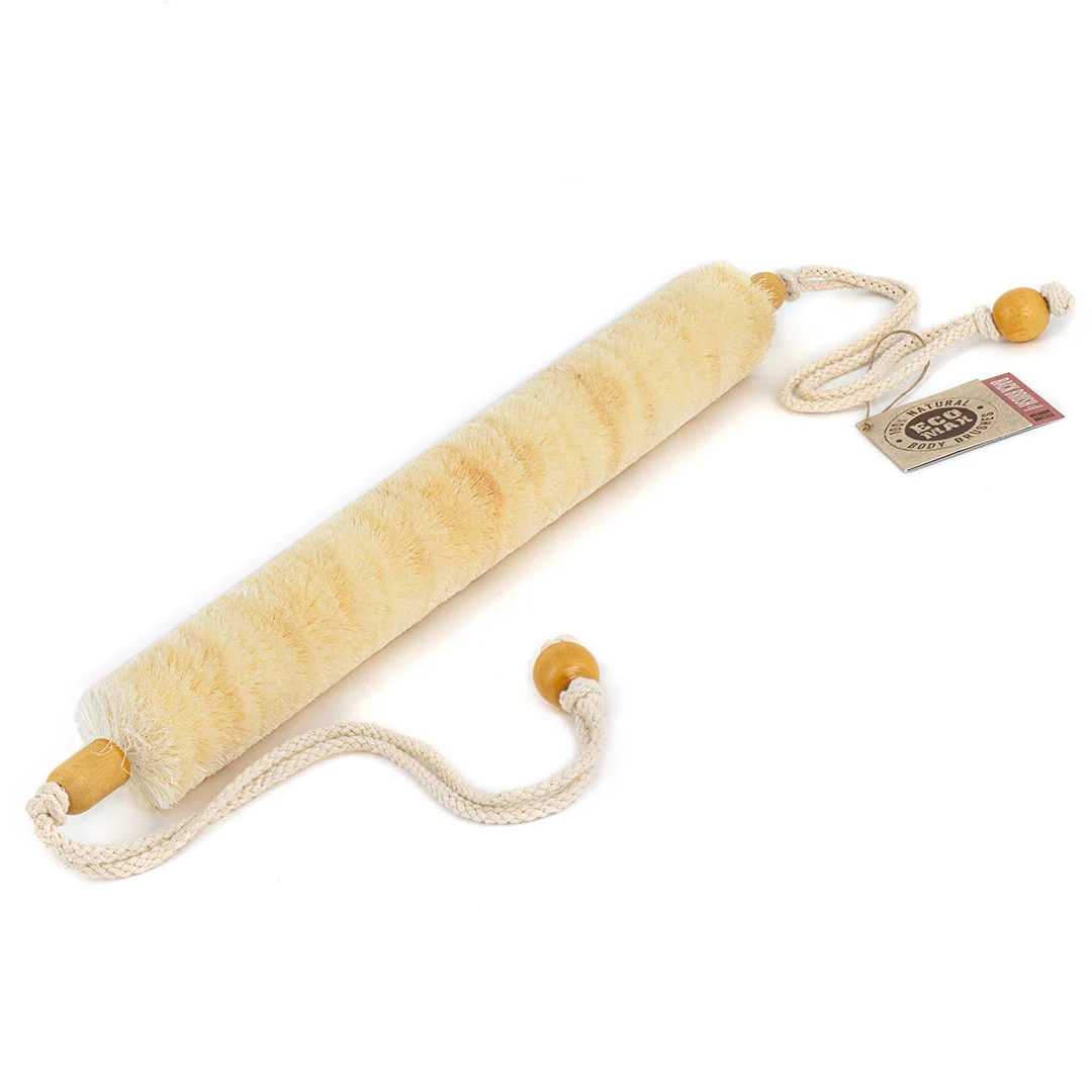 Eco Max Back Brush With Cotton Strings, Perfect Back Scrub! - Image 4