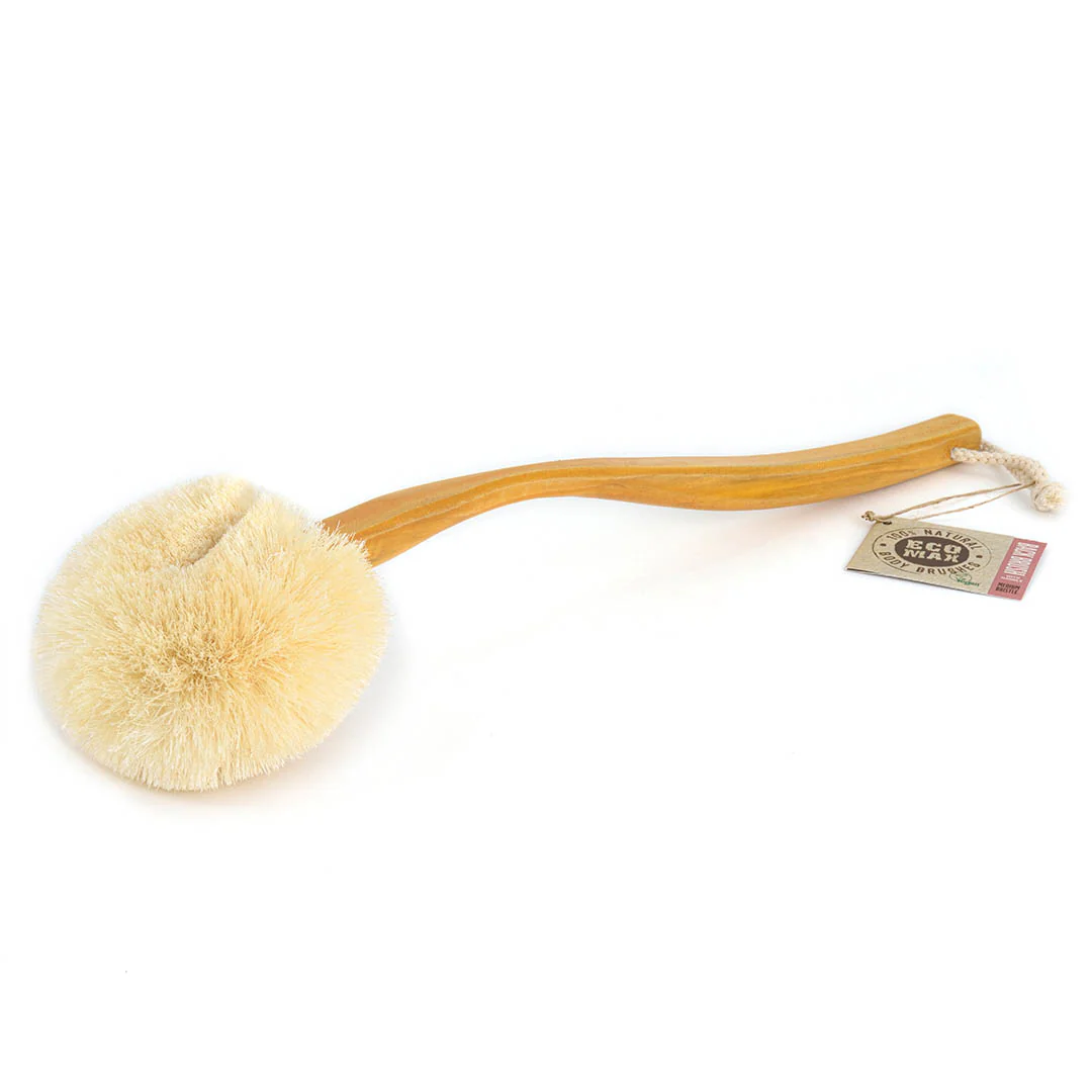 Eco Max Back Brush With Long Handle, Perfect Back Scrub! - Image 3