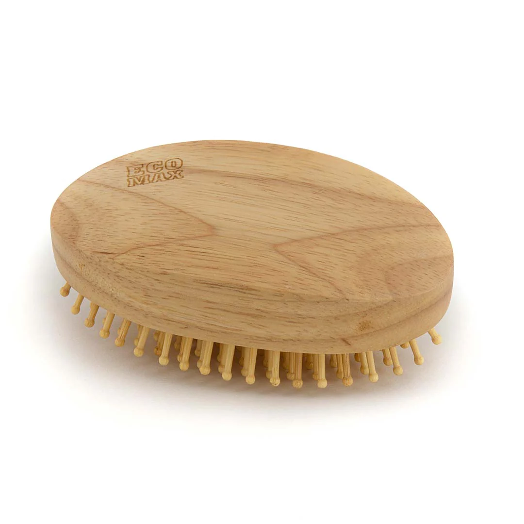 Eco Max Hair Brush Oval, Timber & Plastic Free - Image 2