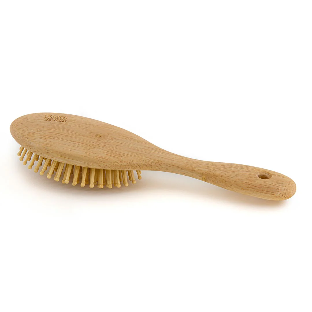 Eco Max Hair Brush Large, Timber For Everyday Hairbrushing - Image 2