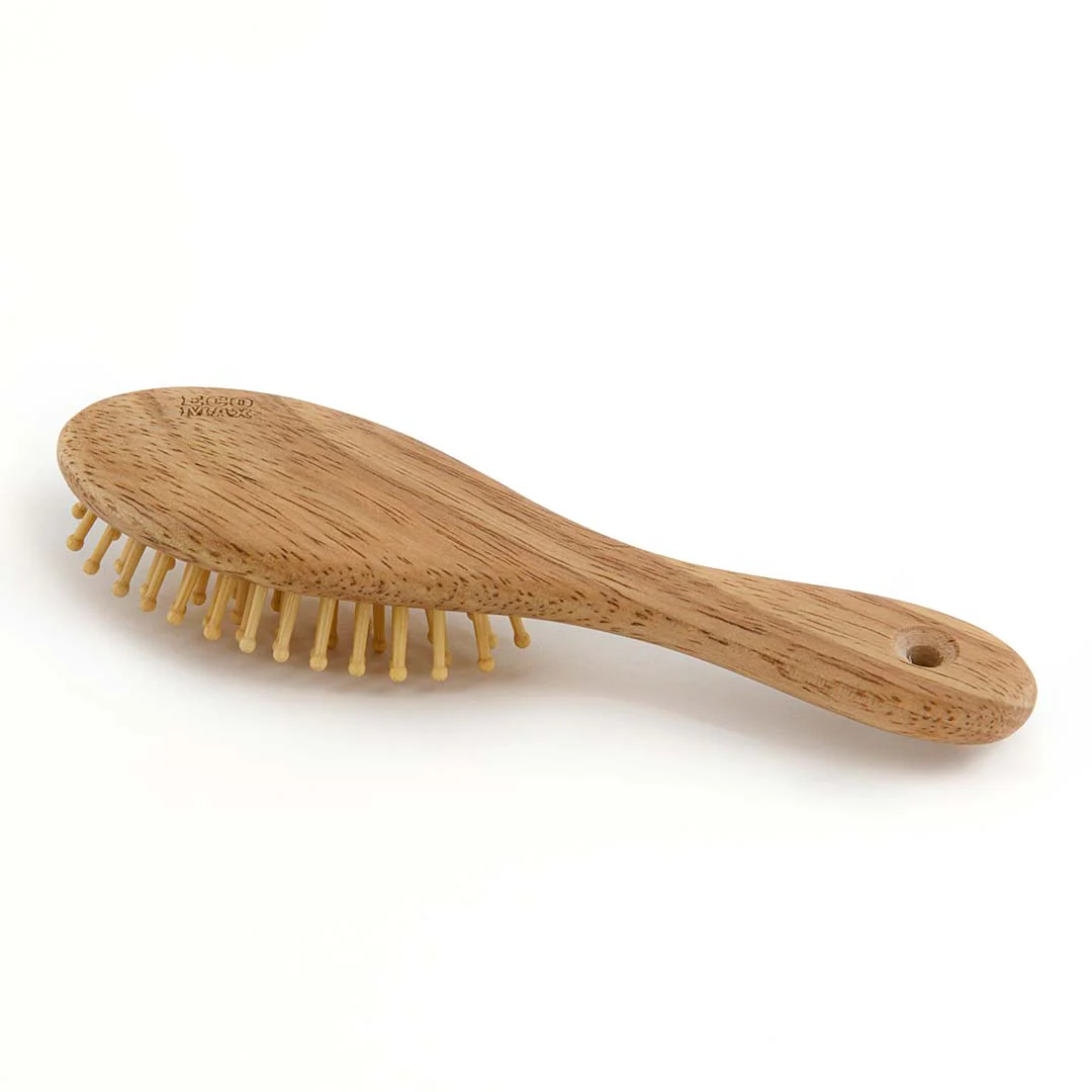 Eco Max Hair Brush Travel, Timber For Hair brushing On The Go! - Image 3