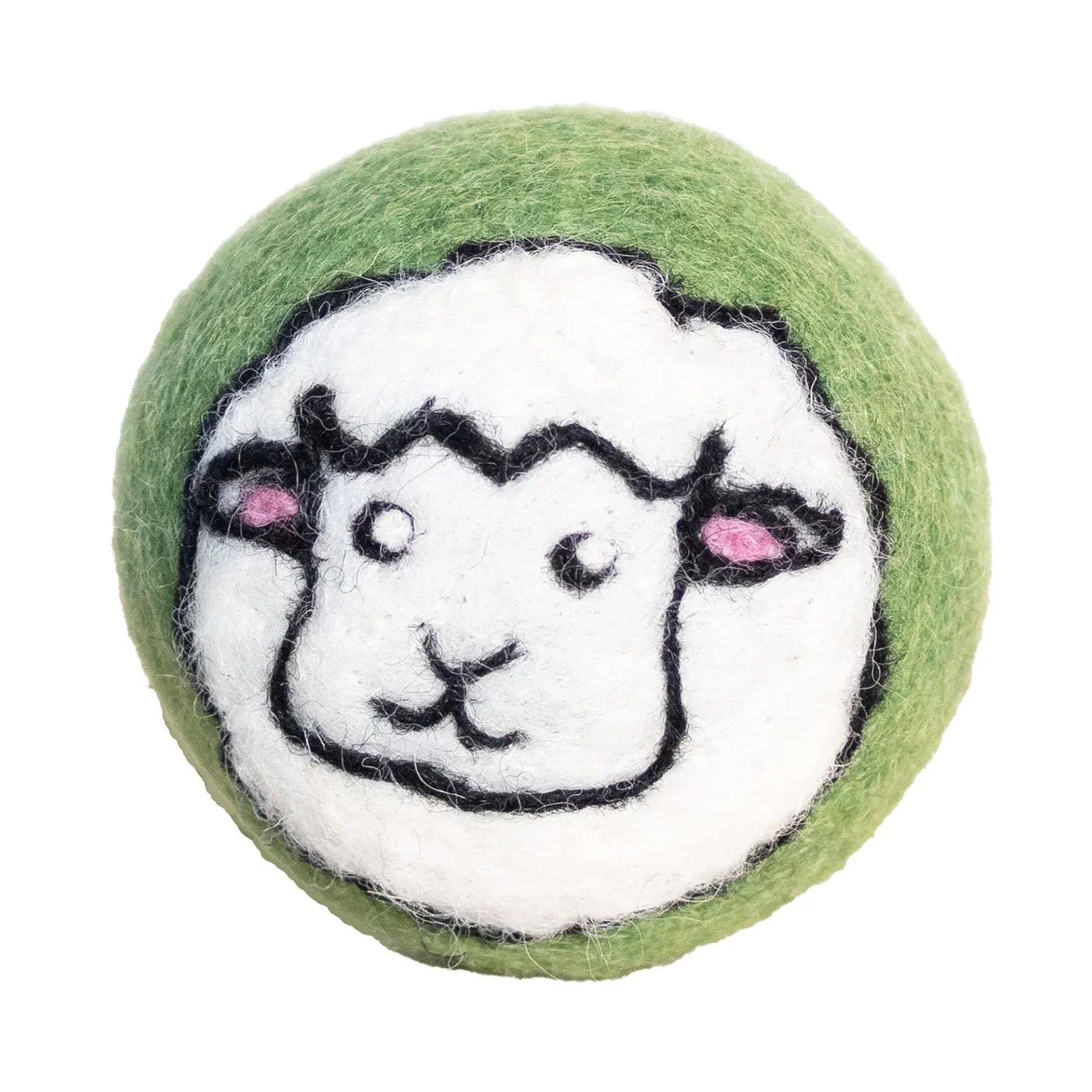 Eco Max Hand Felted Wool Dryer Ball, Sheep Design; Reduces Drying Time By 25%