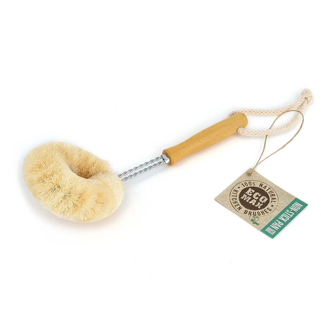Eco Max Non-Stick Pan Brush, 100% Natural & Plastic Free - Image 2