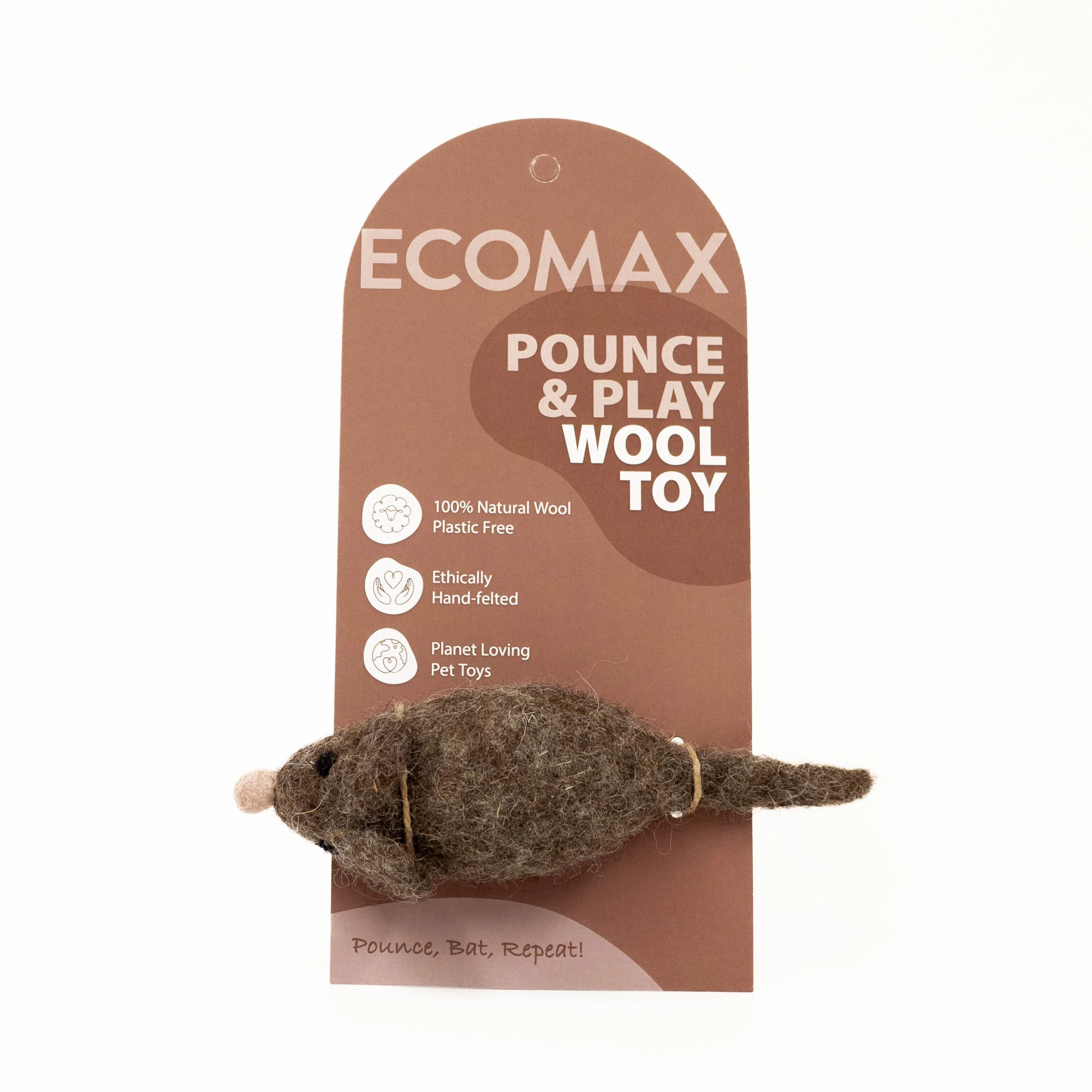 Eco Max Pounce & Play Wool Toy, Please Select Your Colour - Image 3