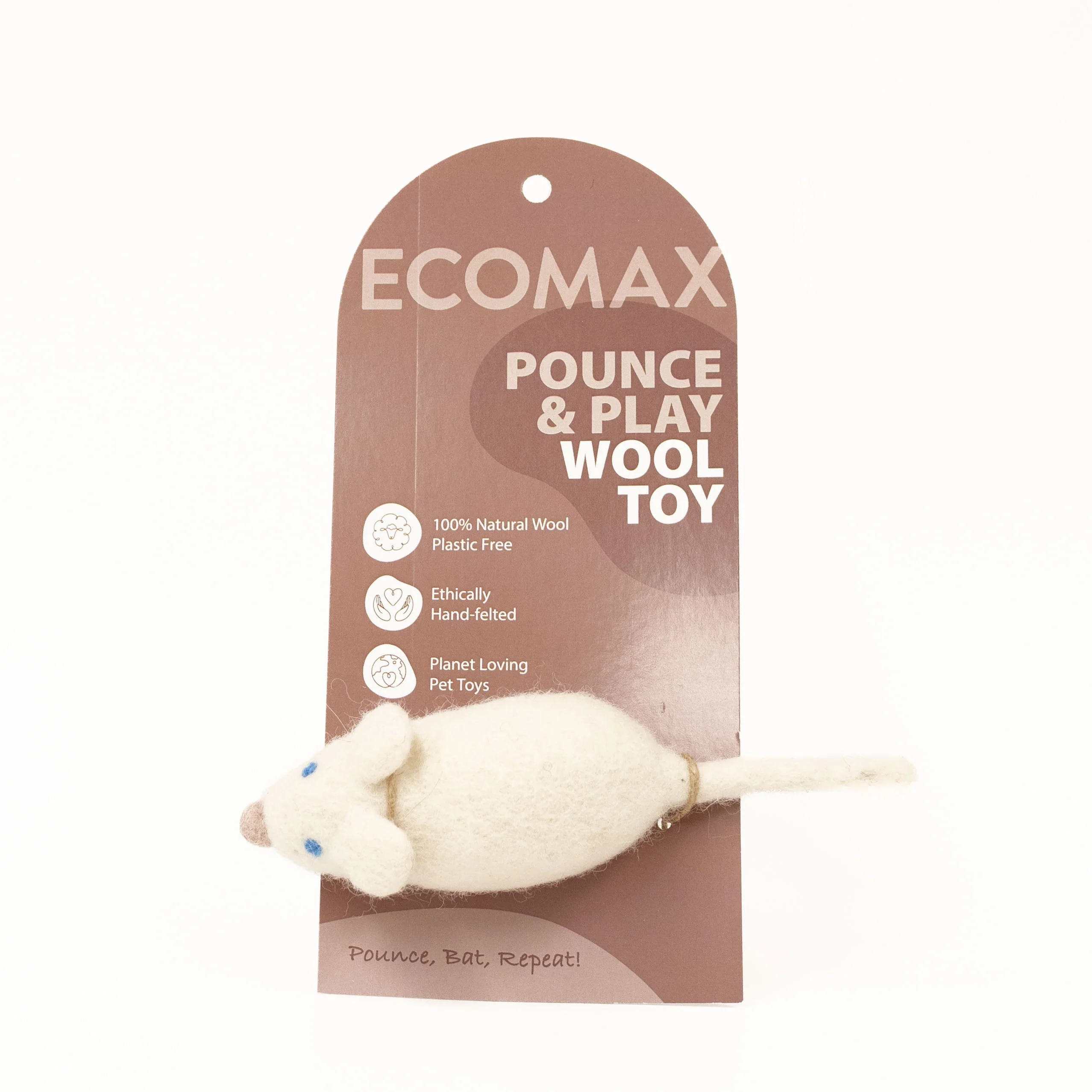 Eco Max Pounce & Play Wool Toy, Please Select Your Colour - Image 4