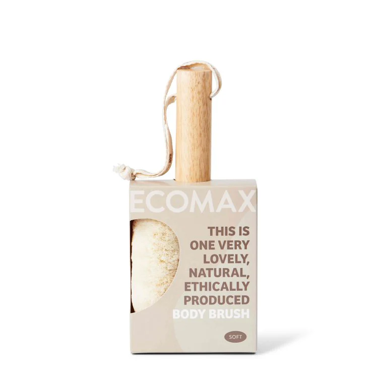 Eco Max Spa-Soft Jute Body Brush (1), Natural; Exfoliate, Detoxify & Energise {Mature Or Sensitive Skin} - Image 3