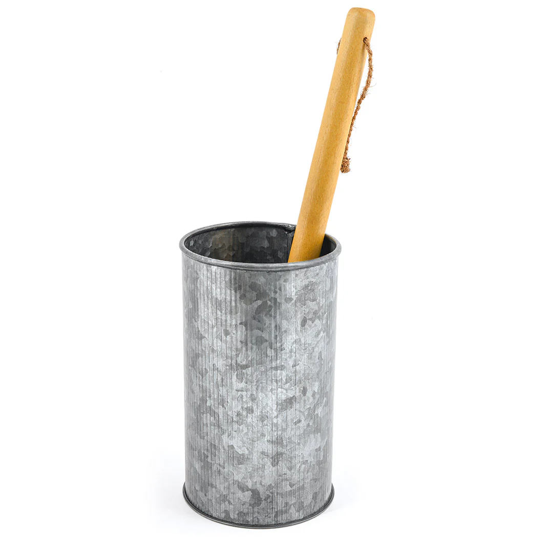 Eco Max Toilet Brush Holder Metal, 100% Natural & Plastic Free (Brush Not Included) - Image 2