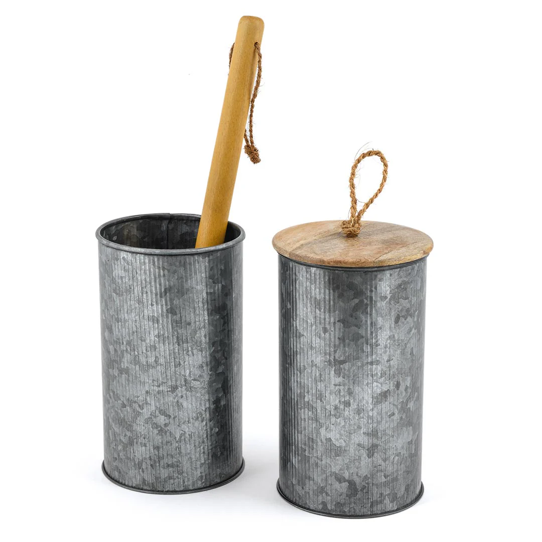 Eco Max Toilet Brush Holder Metal, 100% Natural & Plastic Free (Brush Not Included) - Image 4