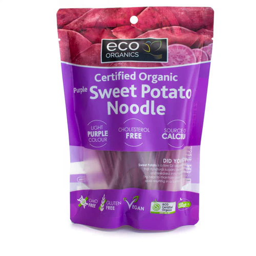 Eco Organics Purple Sweet Potato Noodle 200g, Australian Certified Organic