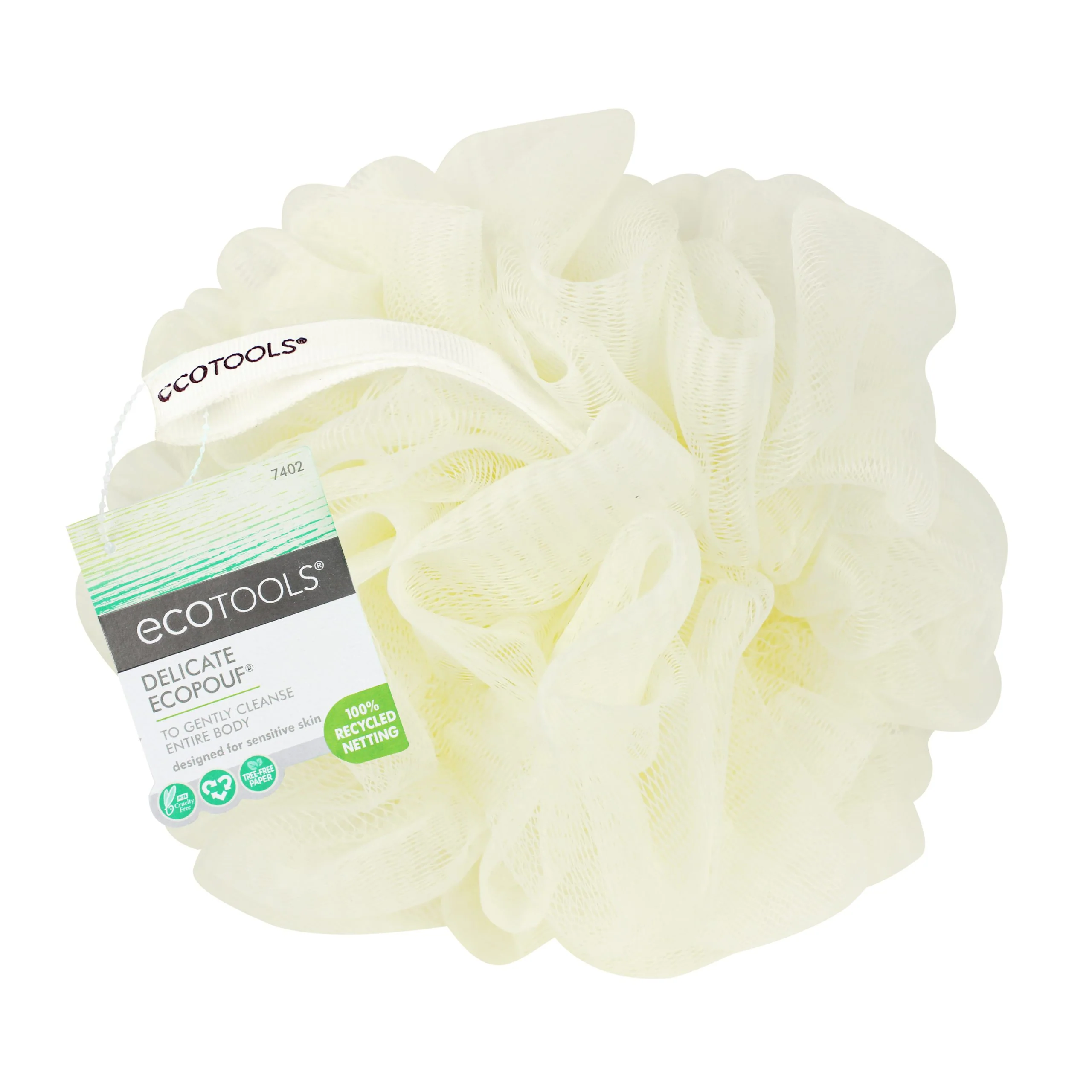 Eco Tools EcoPouf Delicate Sponge For Sensitive Skin, Soft and Cleansing - Image 4