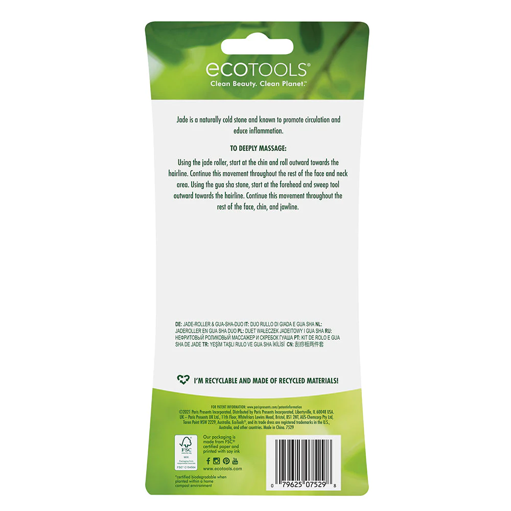 Eco Tools Jade Facial Roller, To Promote Circulation and Smooth Skin - Image 3