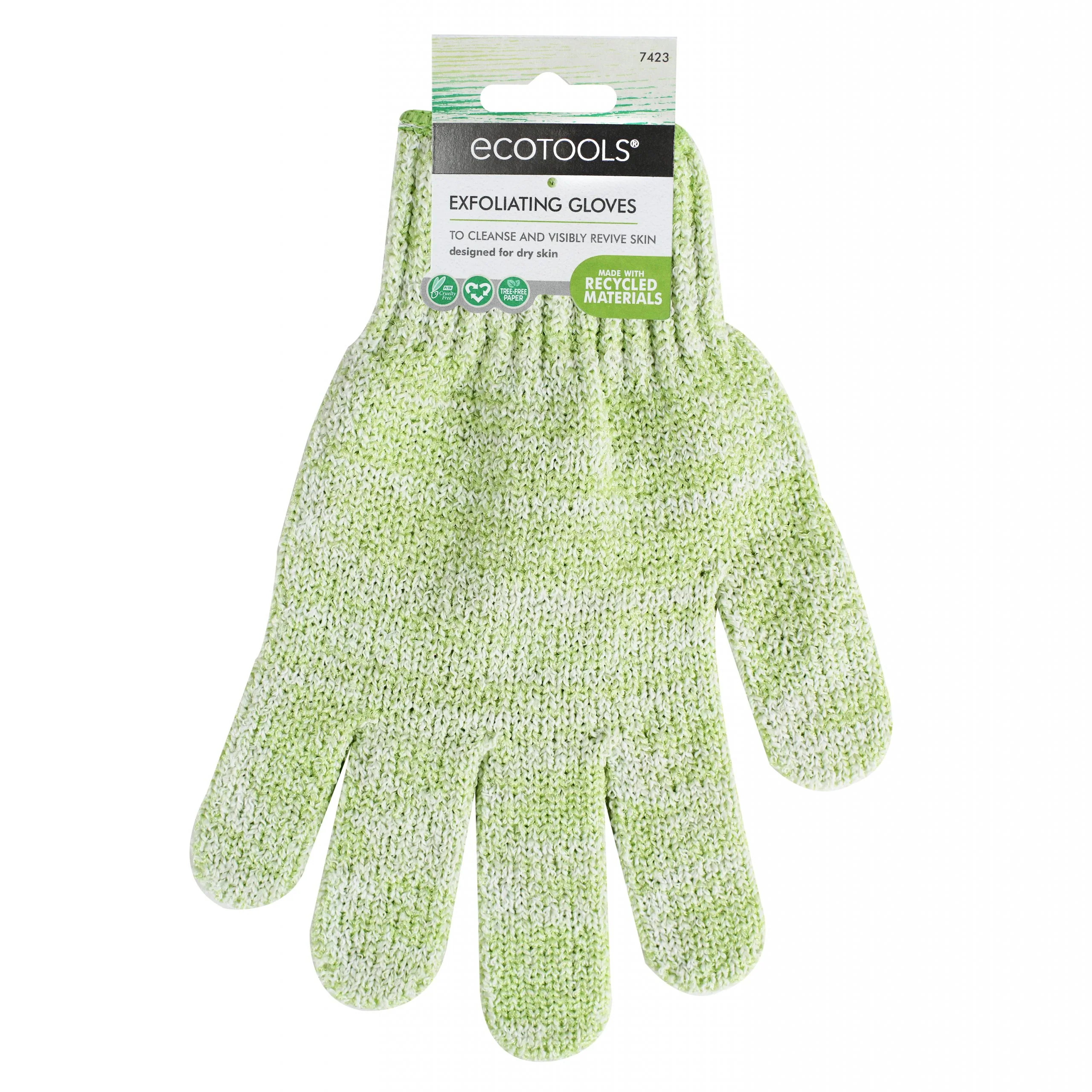 Eco Tools Exfoliating Bath & Shower Gloves {1 Pair}, Best For Dry Skin - Image 3