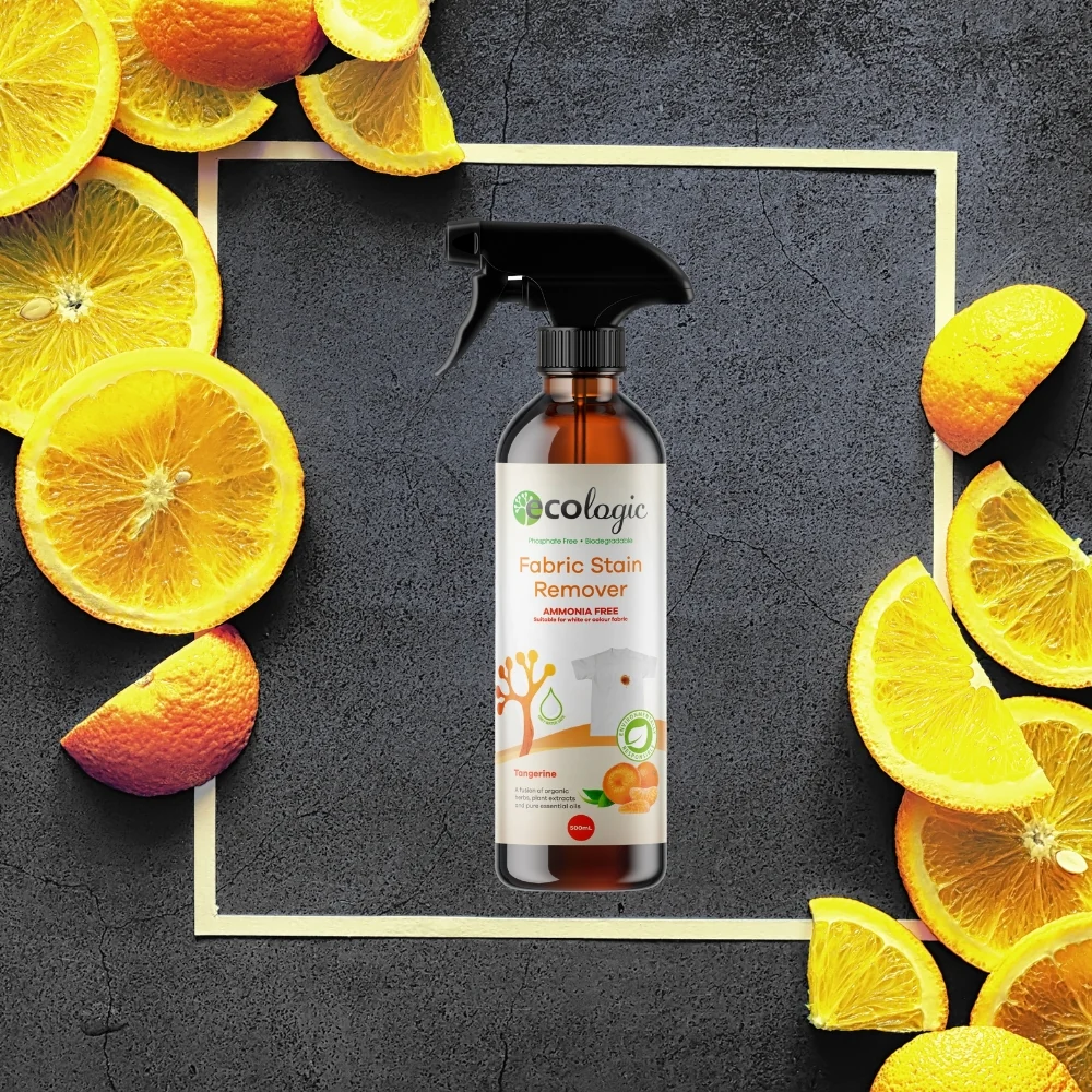 Ecologic Fabric Stain Remover 500ml, Tangerine Scent