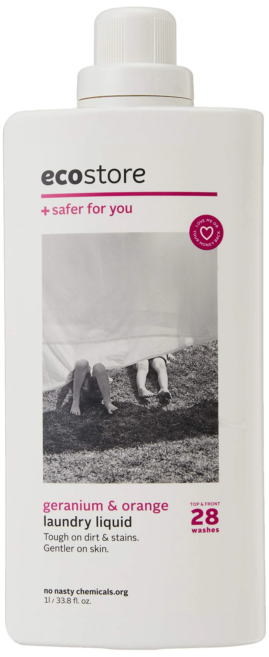 Ecostore Laundry Liquid 1L, Geranium & Orange Fragrance - Image 2