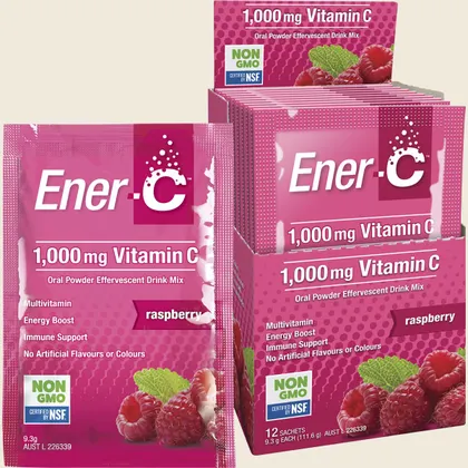Martin & Pleasance Ener-C 1000mg Vitamin C Drink Mix 12 Sachets, Please Choose Your Flavour - Image 3