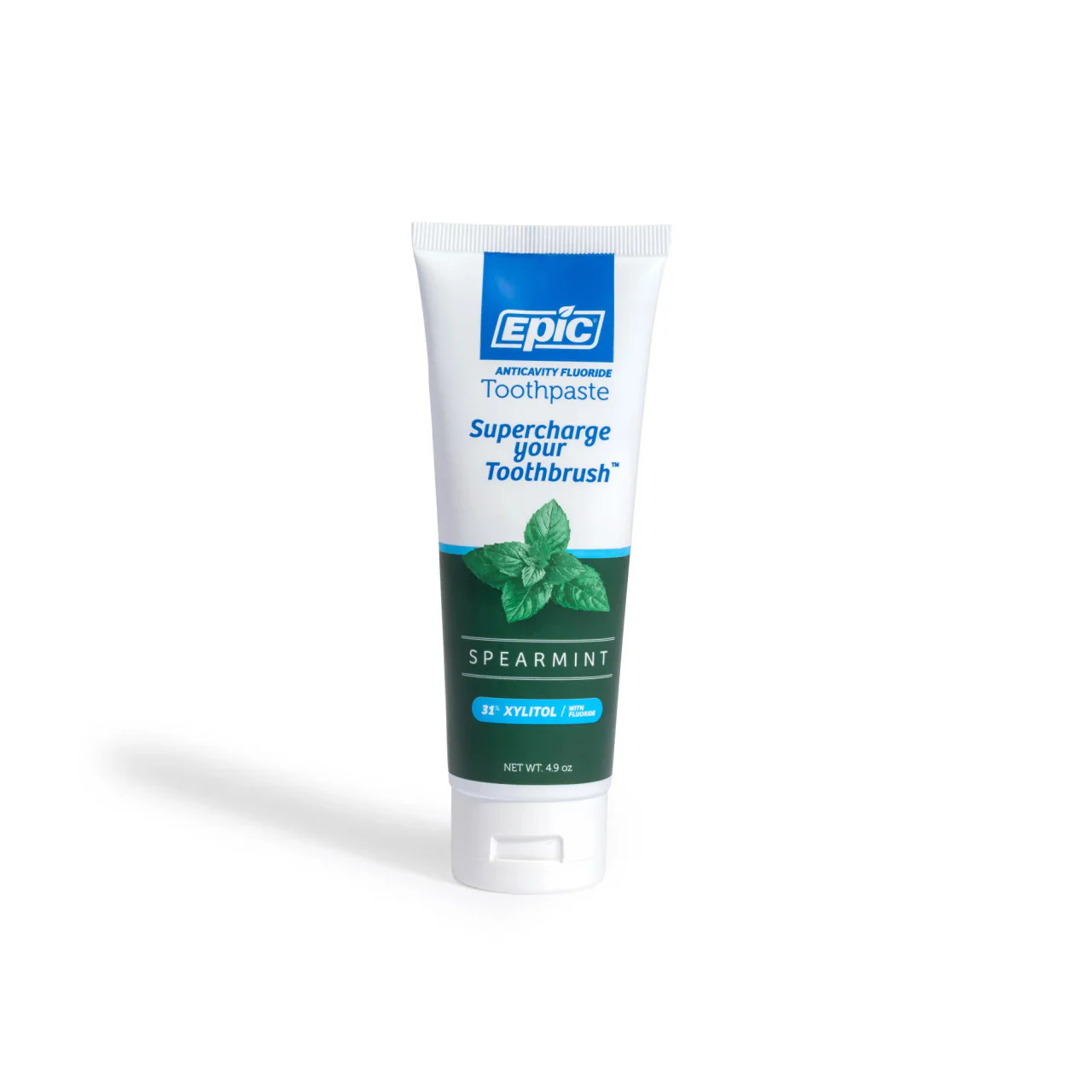 Epic Toothpaste With Fluoride 4.9oz, Spearmint Flavour