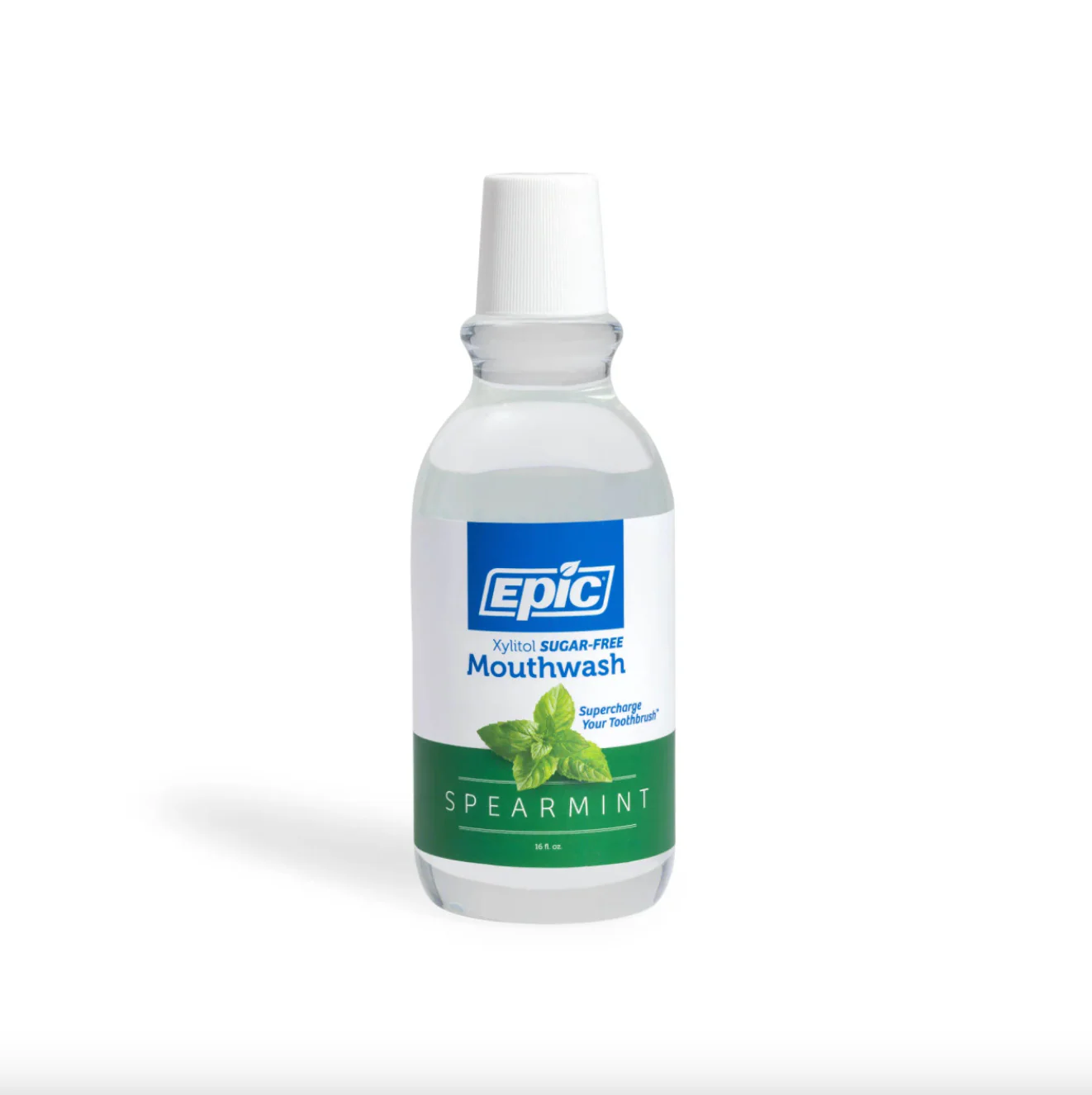 Epic Xylitol Spearmint Mouthwash 475mL, Alcohol Free All Natural Defense