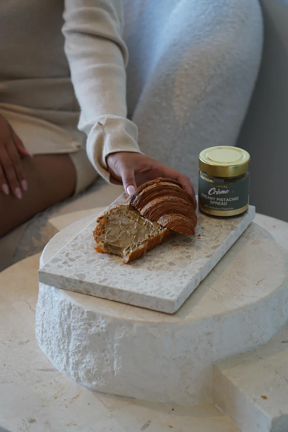 Essential Creme Creamy Australian Pistachio Spread 225g, Free From Artificial Flavours & Colours - Image 3
