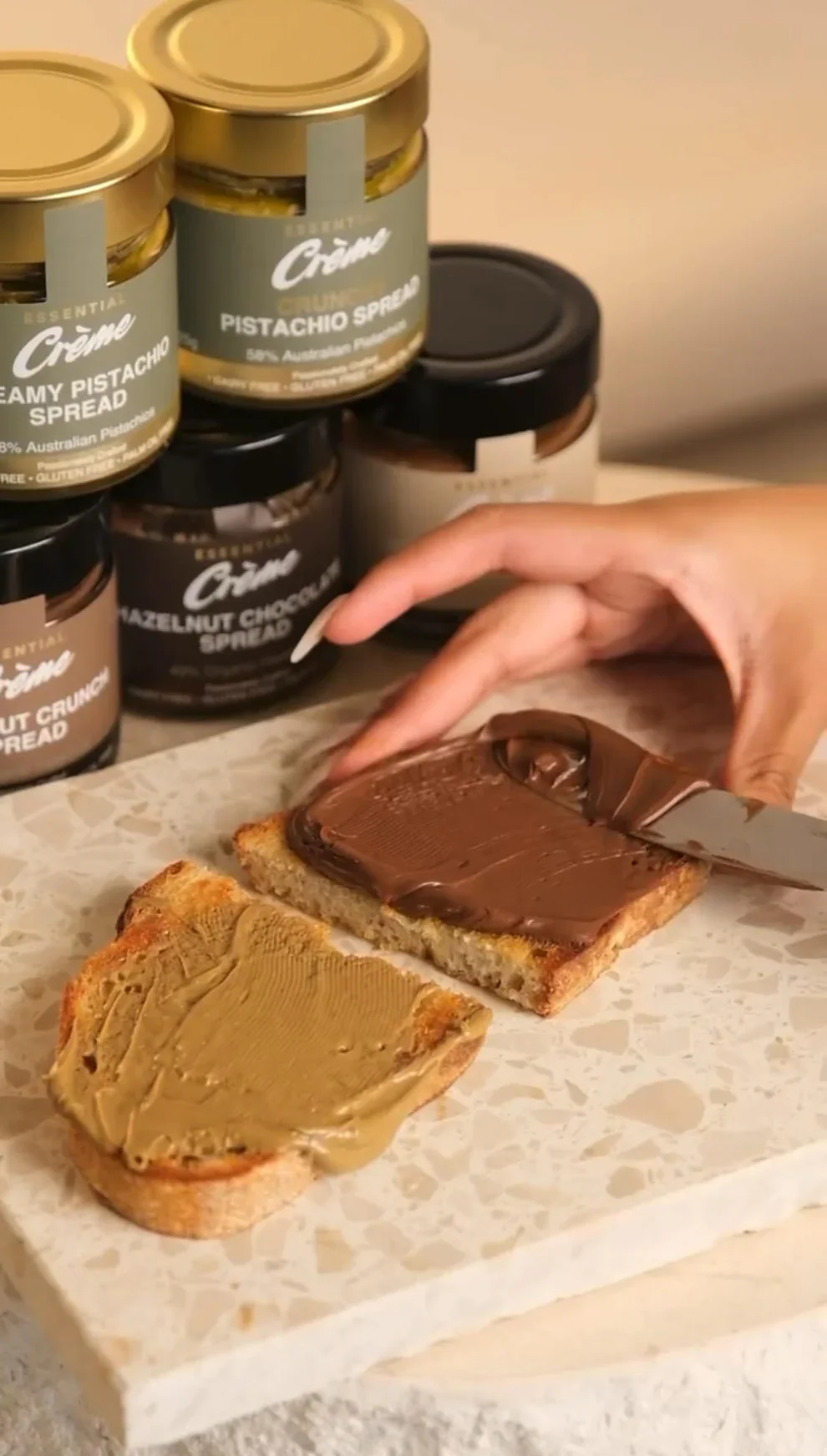 Essential Creme Hazelnut Chocolate Spread 200g, Seed Oil Free - Image 2