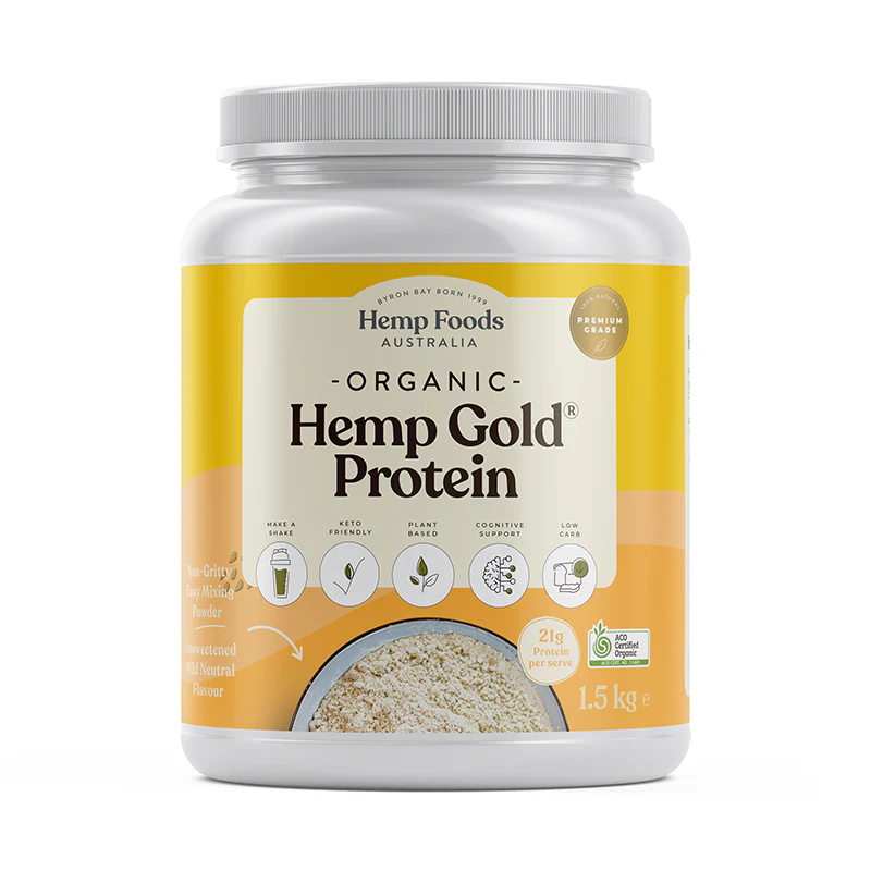 Hemp Foods Australia Organic Hemp Gold Protein, 450g, 900g Or 1.5Kg, Low Carb & Keto Friendly - Image 4