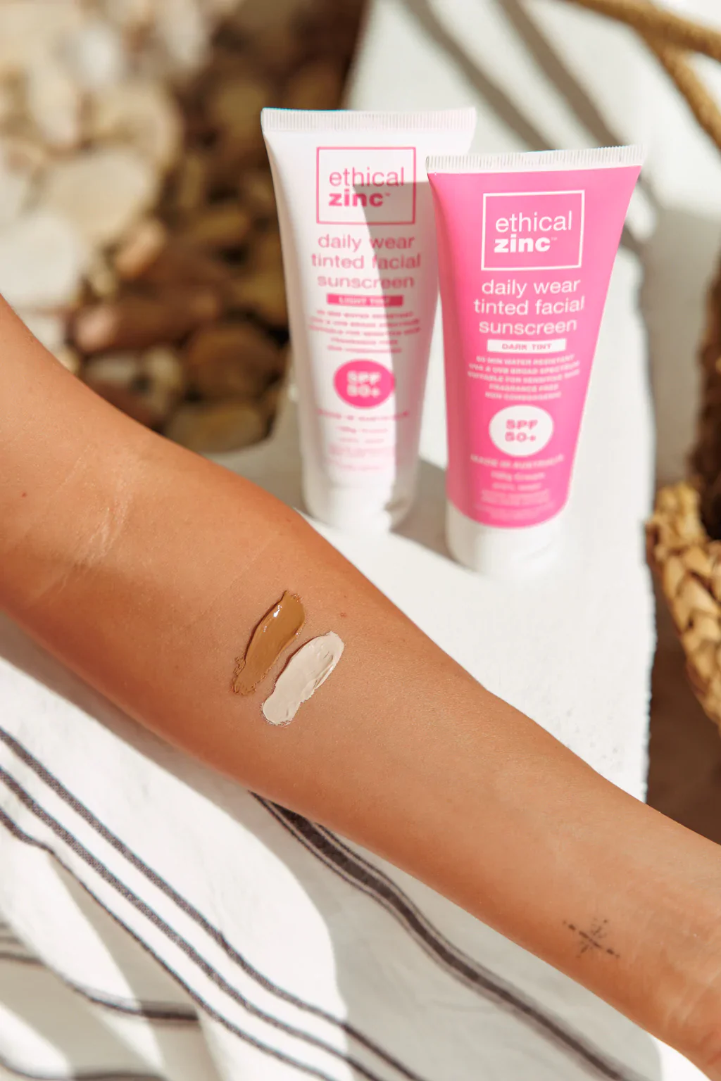 Ethical Zinc SPF50+ Daily Wear Tinted Facial Sunscreen 100g, Dark Tint - Image 5