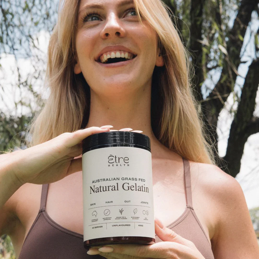 Etre Health Australian Grass Fed Natural Gelatin 400g, Unflavoured For Skin hair Gut & Joints
