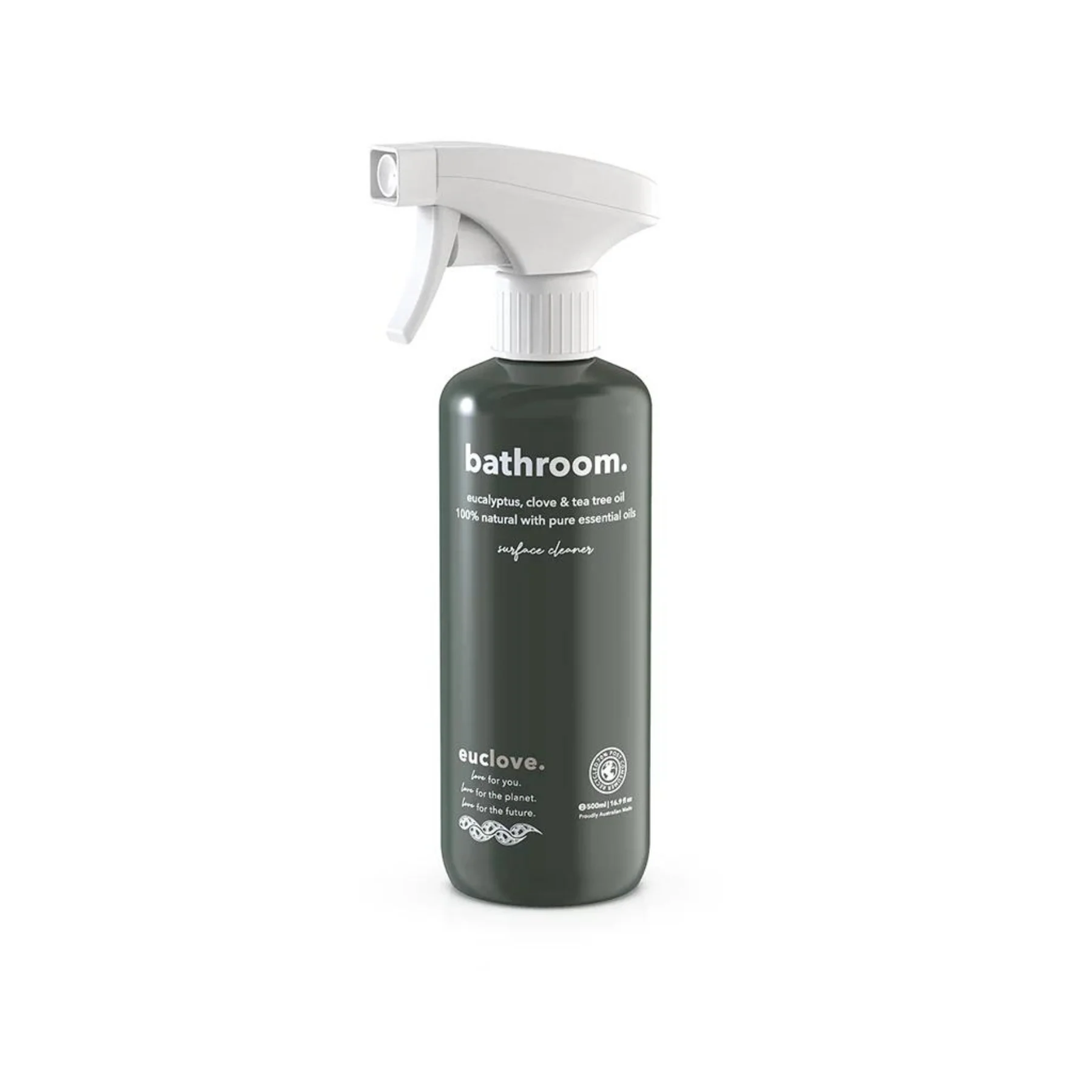 Euclove Bathroom Cleaner 50mL, 300mL, 500mL Or 1L, Eucalyptus Clove & Tea Tree Oil - Image 4