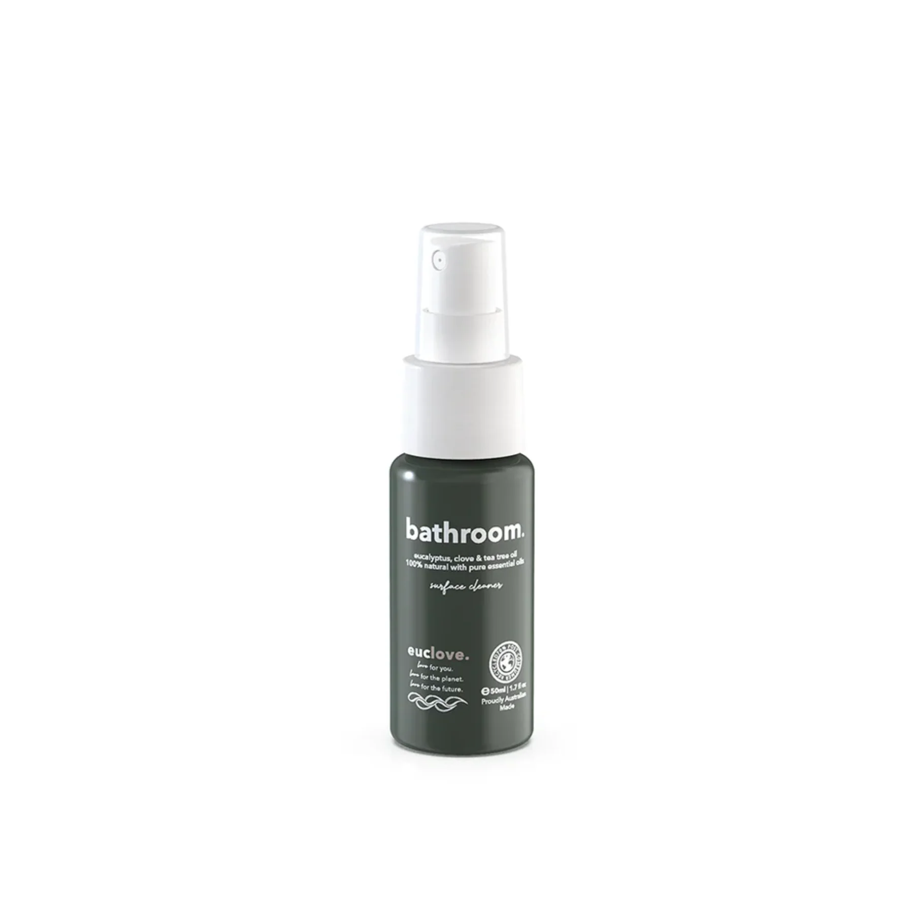 Euclove Bathroom Cleaner 50mL, 300mL, 500mL Or 1L, Eucalyptus Clove & Tea Tree Oil - Image 7