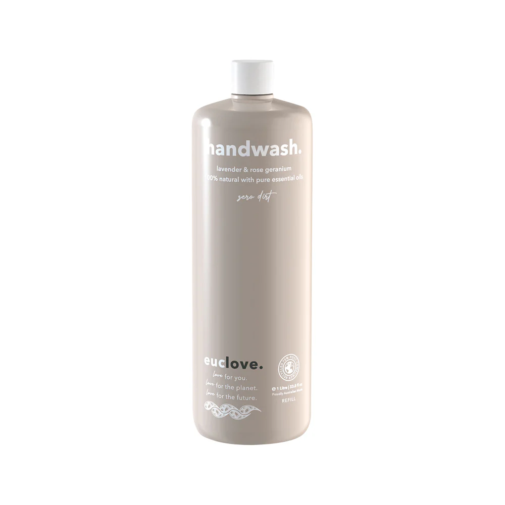 Euclove Hand Wash 500mL Or 1L, Lavender & Rose Geranium Fragrance - Image 2