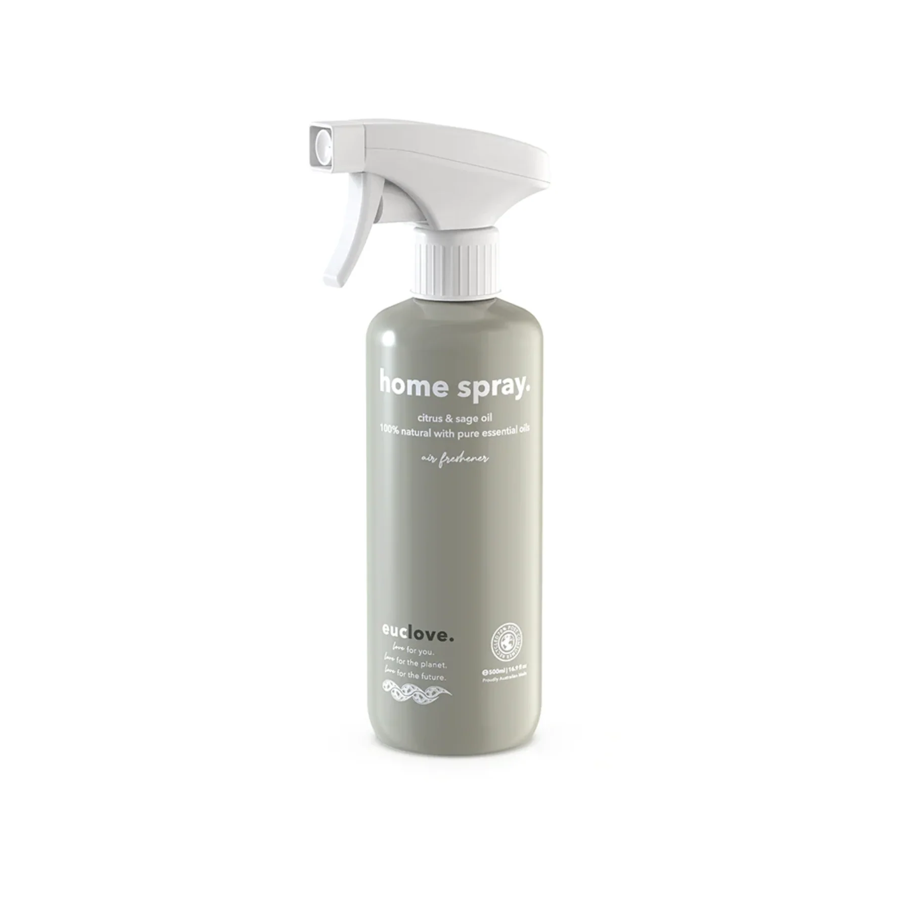 Euclove Home Spray Air Freshener 50ml, 300ml, 500ml or 1L, Citrus & Sage Oil - Image 3