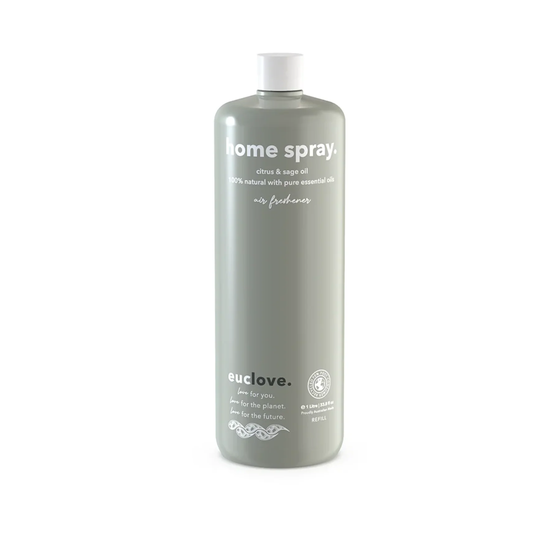 Euclove Home Spray Air Freshener 50ml, 300ml, 500ml or 1L, Citrus & Sage Oil - Image 4