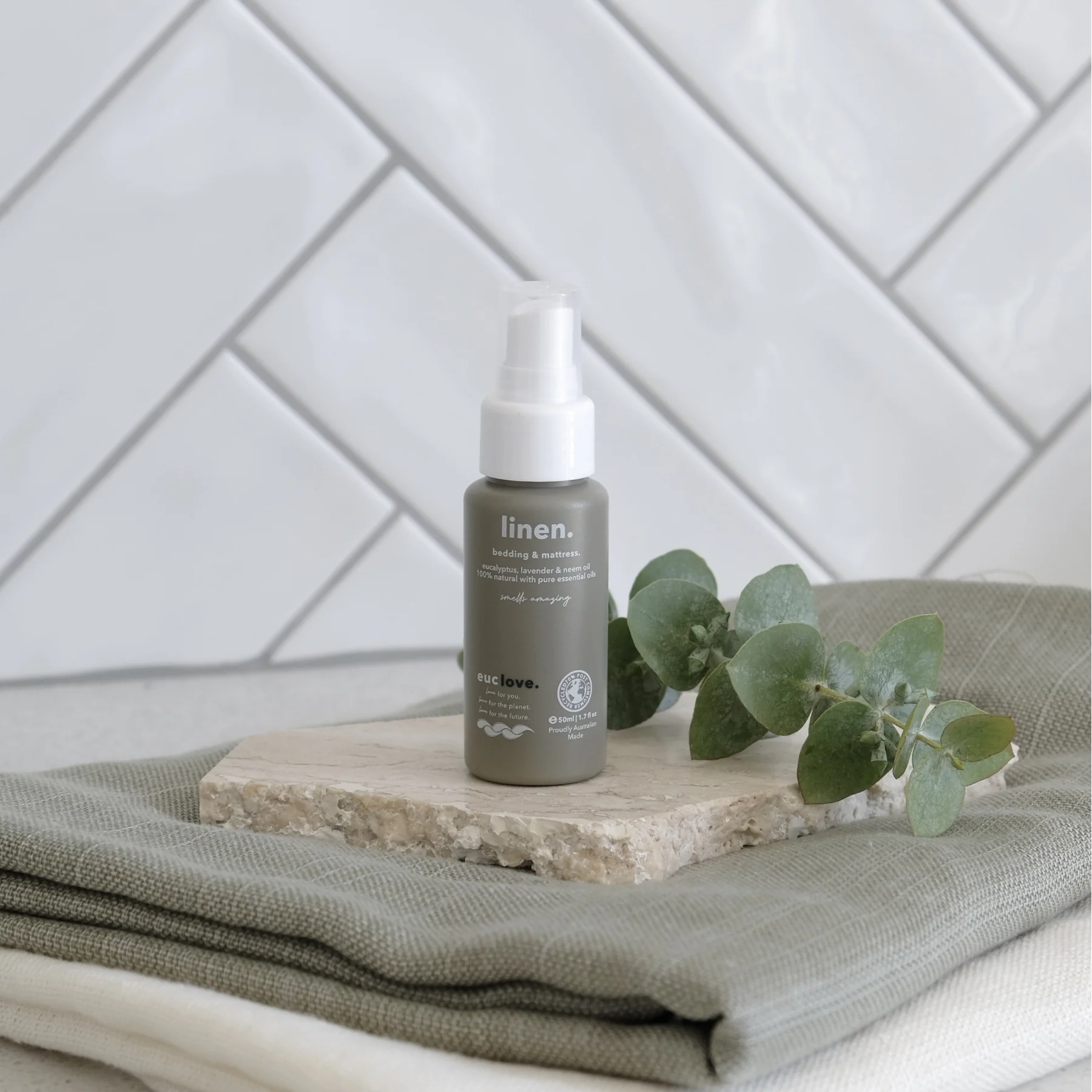 Euclove Linen & Bedding Spray 50mL, 300mL, 500mL or 1L