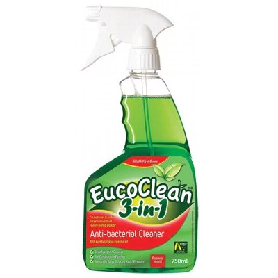 Eucoclean Anti-bacterial Spray 3-in-1 With Pure Eucalyptus Essential Oil 750ml