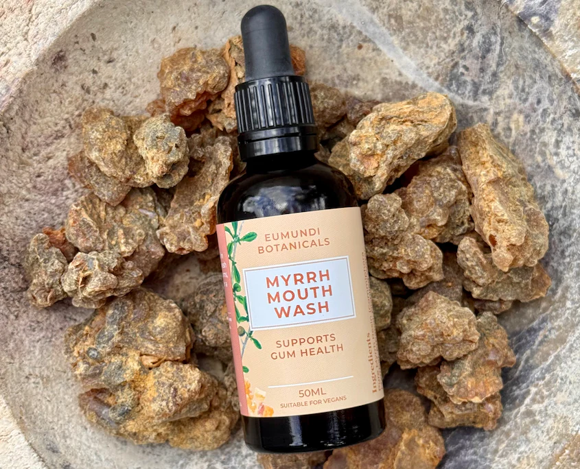 Eumundi Botanicals Myrrh Mouth Wash 50ml, Natural Gum Support - Image 2