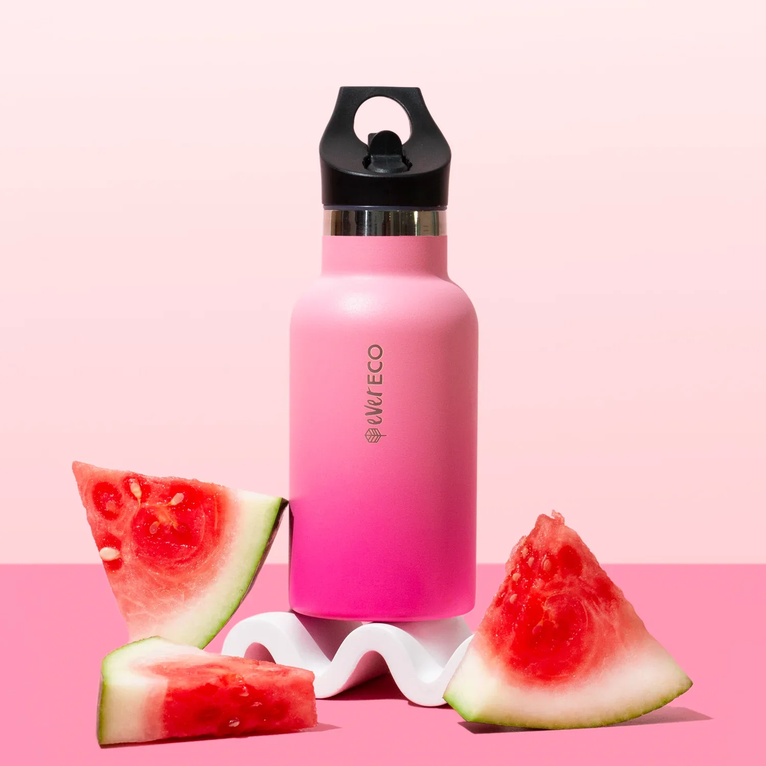 Ever Eco Insulated Drink Bottle With Straw Sip Lid, Assorted Colours - Image 4