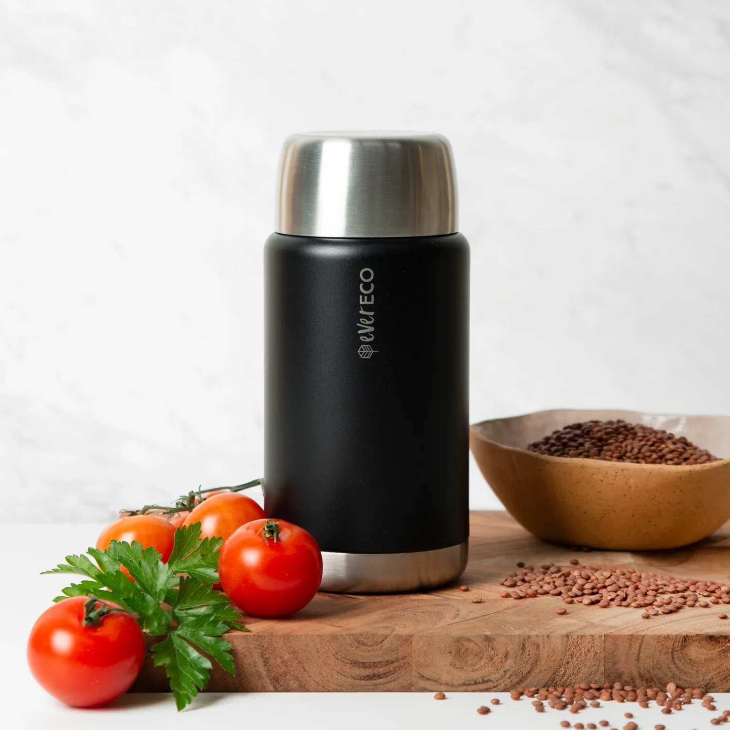 Ever Eco Insulated Food Jar 500ml Or 800ml, Onyx - Image 3