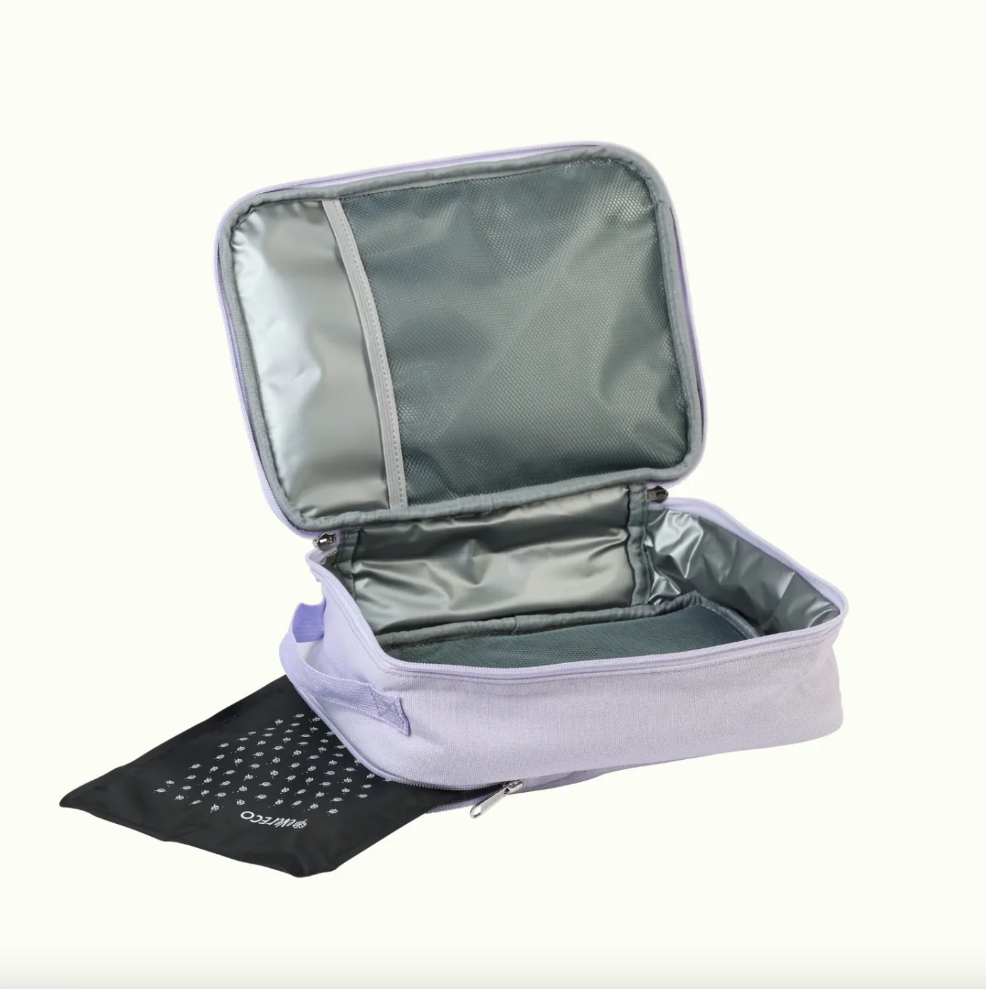 Ever Eco Insulated Lunch Bag with Ice Pack, Lilac Colour - Image 3