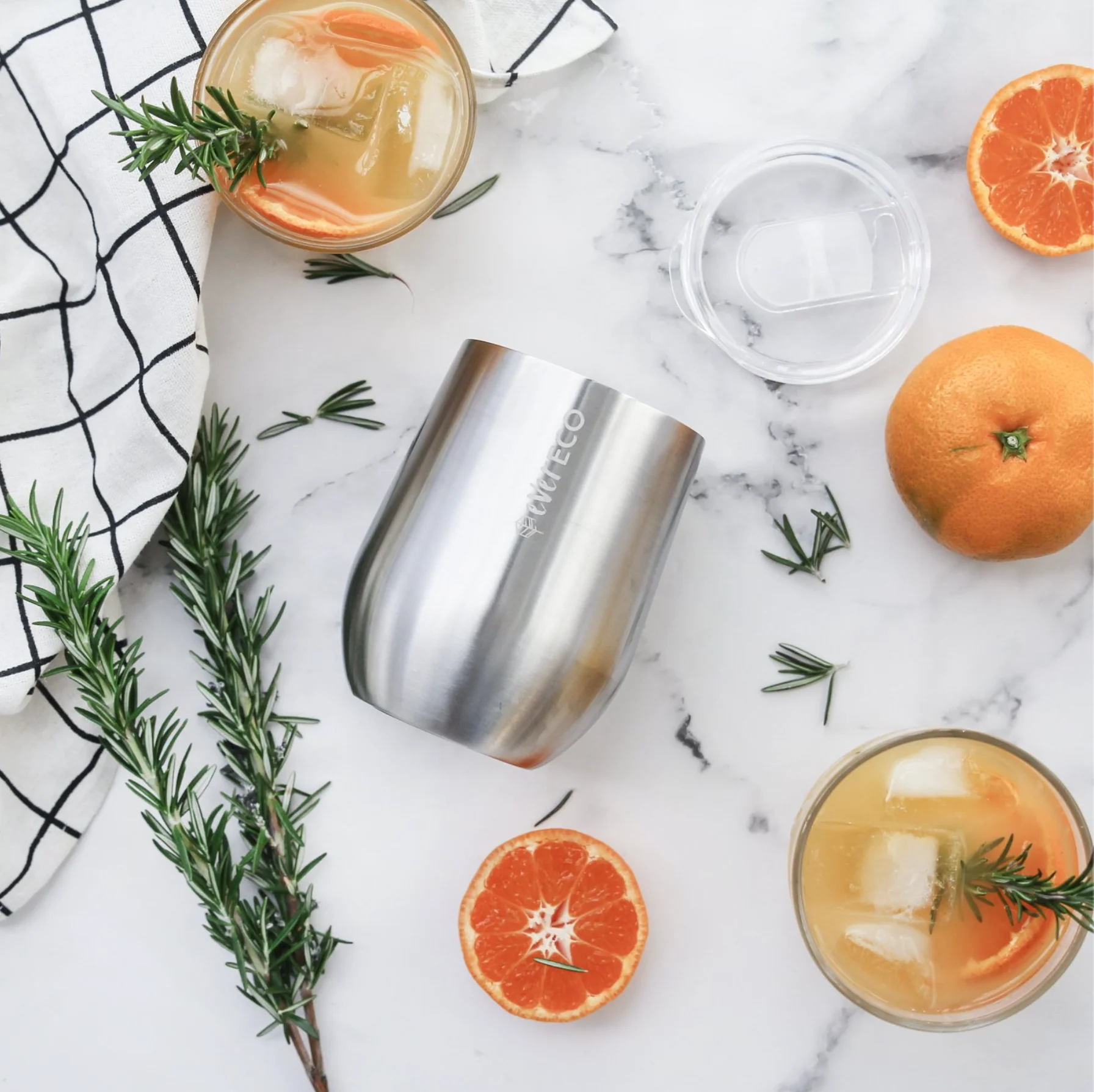 Ever Eco Insulated Tumbler 354ml, Brushed Stainless - Image 2
