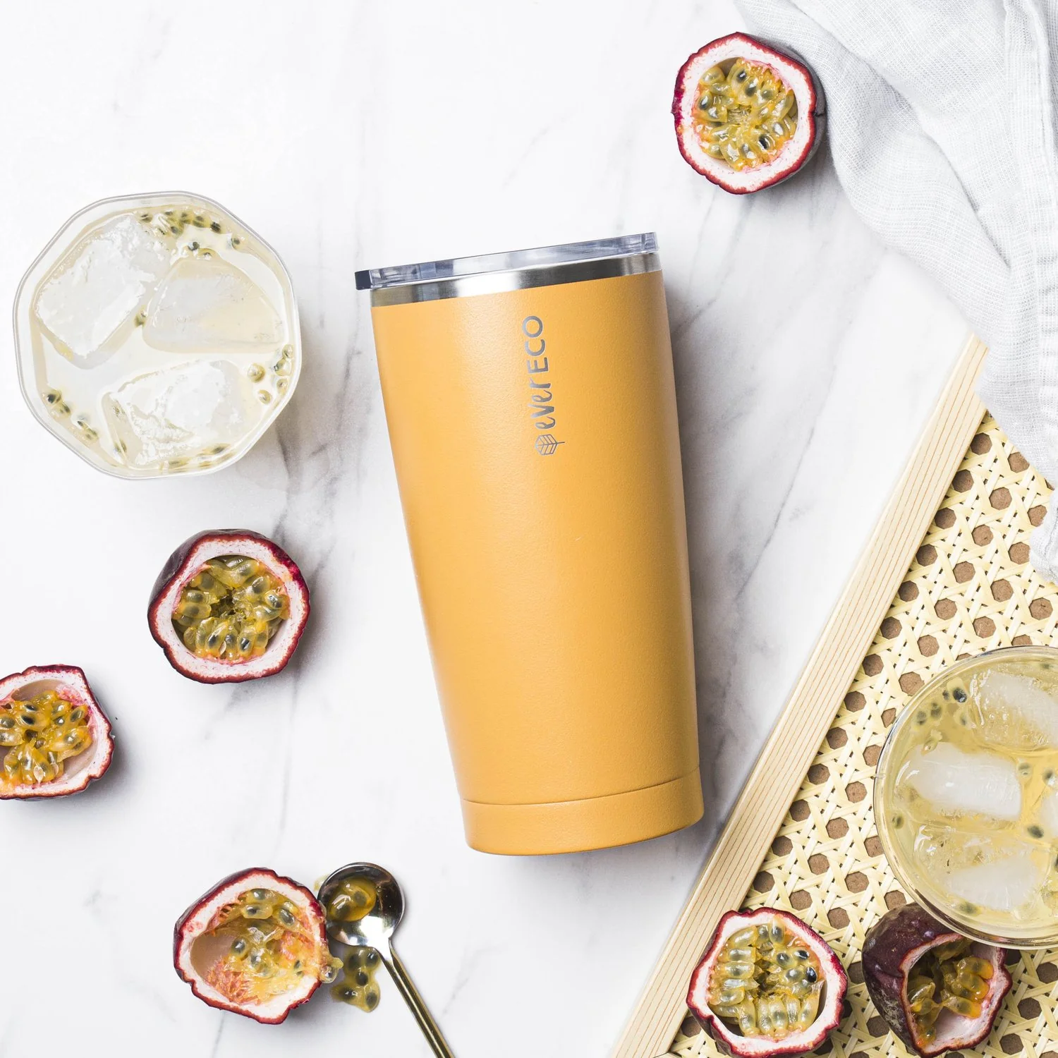 Ever Eco Insulated Tumbler 592ml, Marigold