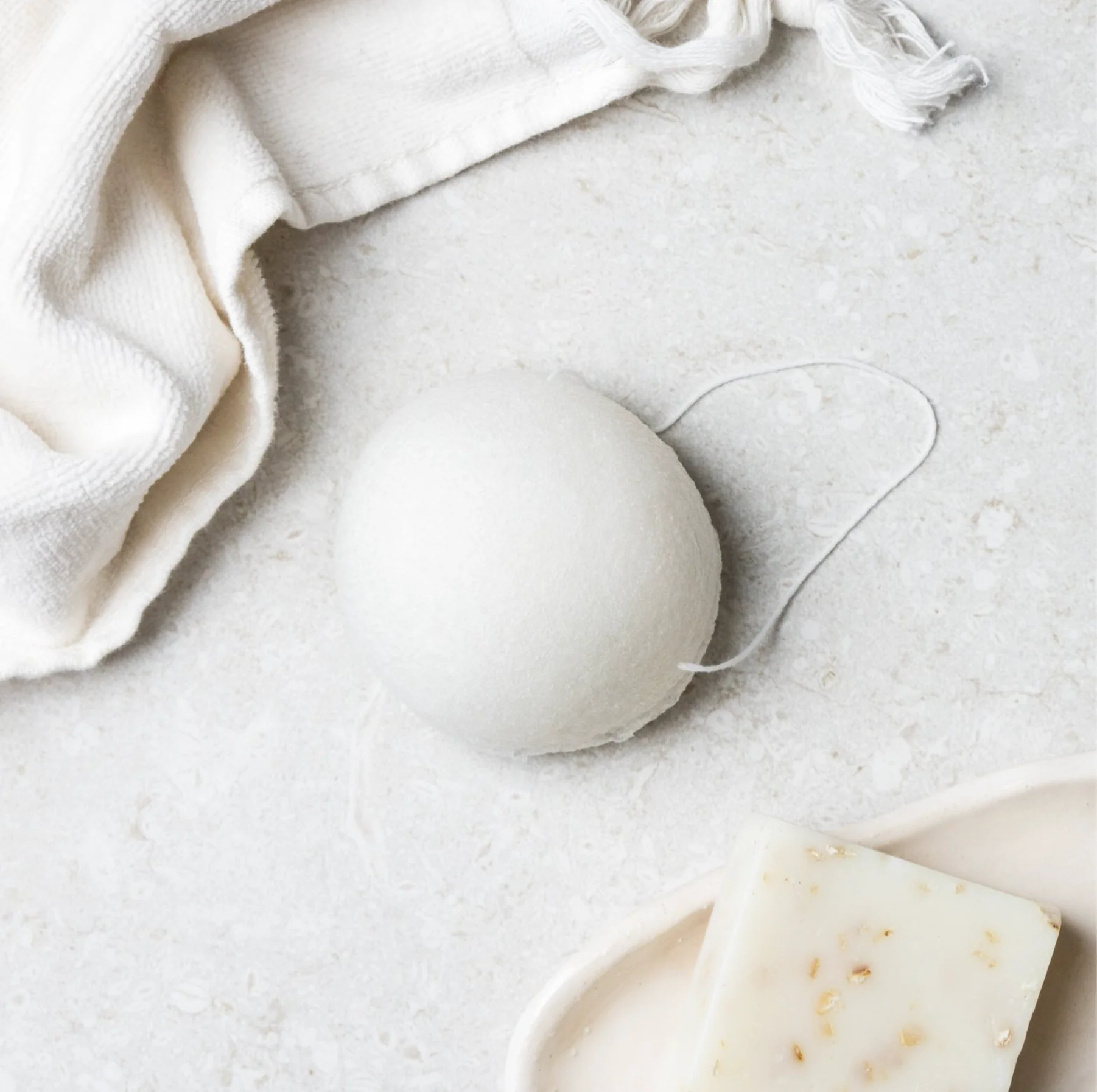 Ever Eco Reusable Konjac Facial Sponge, Original Charcoal Or Turmeric - Image 2